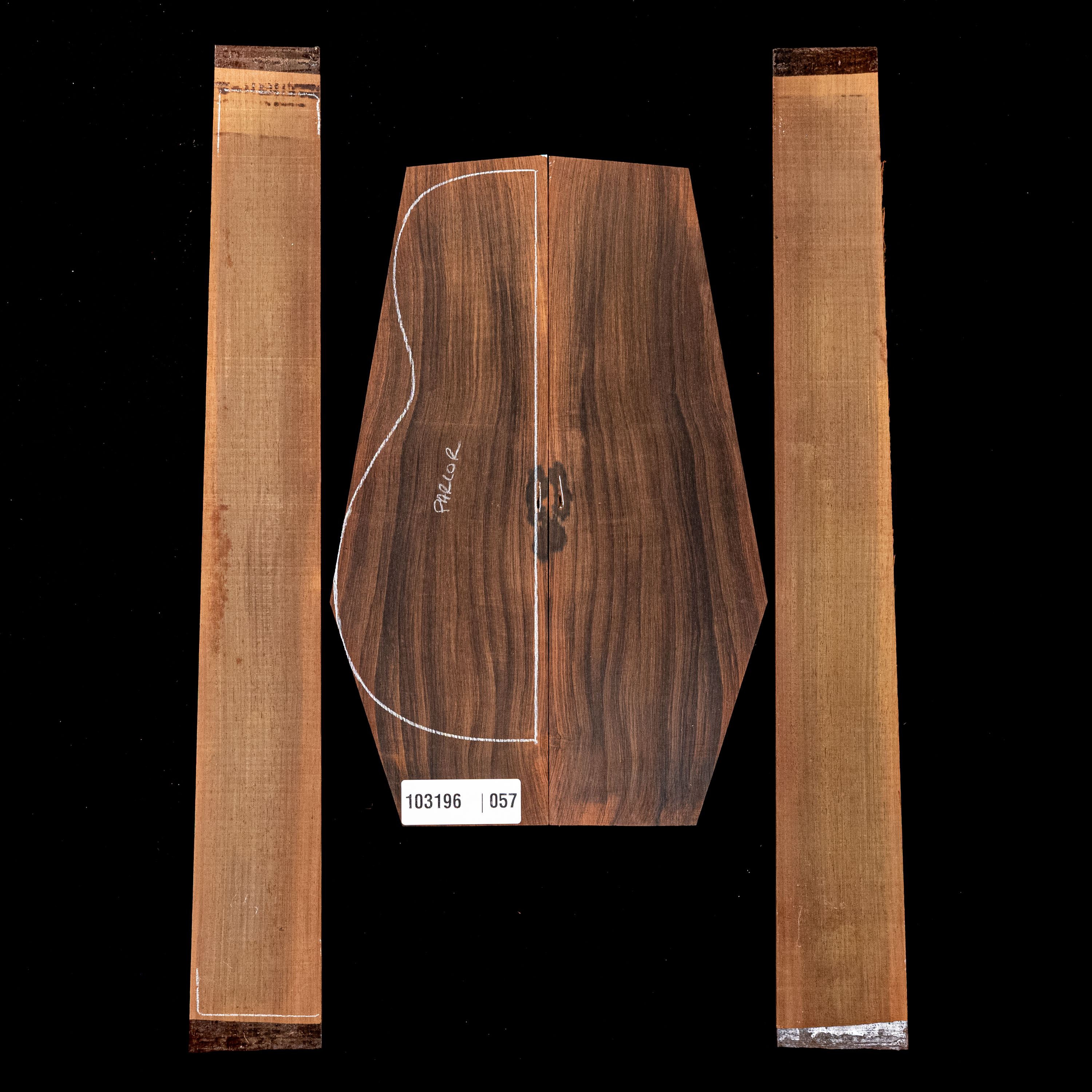 Brazilian Rosewood Back + Side Set - 057
