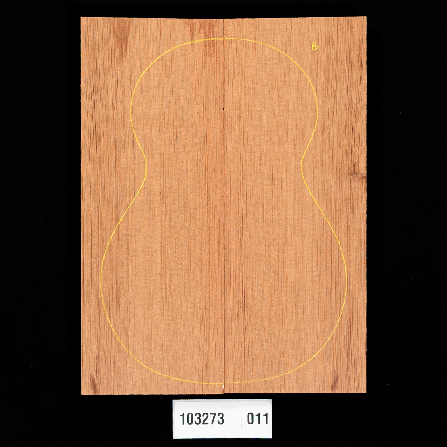 Túnel perdido con tapa de resonancia Redwood para Baritone Ukulele - 011