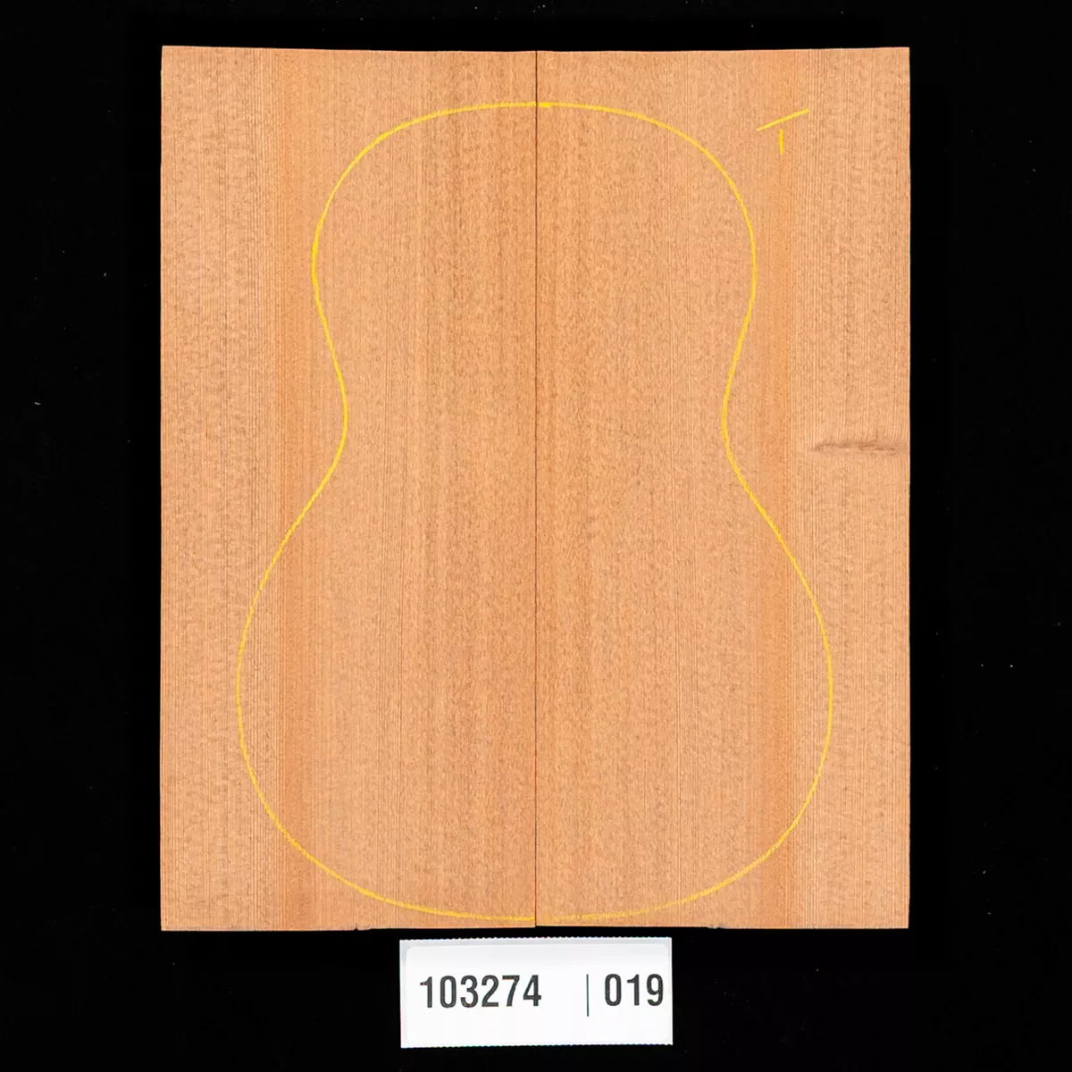 Túnel perdido con tapa de resonancia Redwood para Tenor Ukulele - 019 Túnel perdido con tapa de resonancia Redwood para Tenor Ukulele - 019