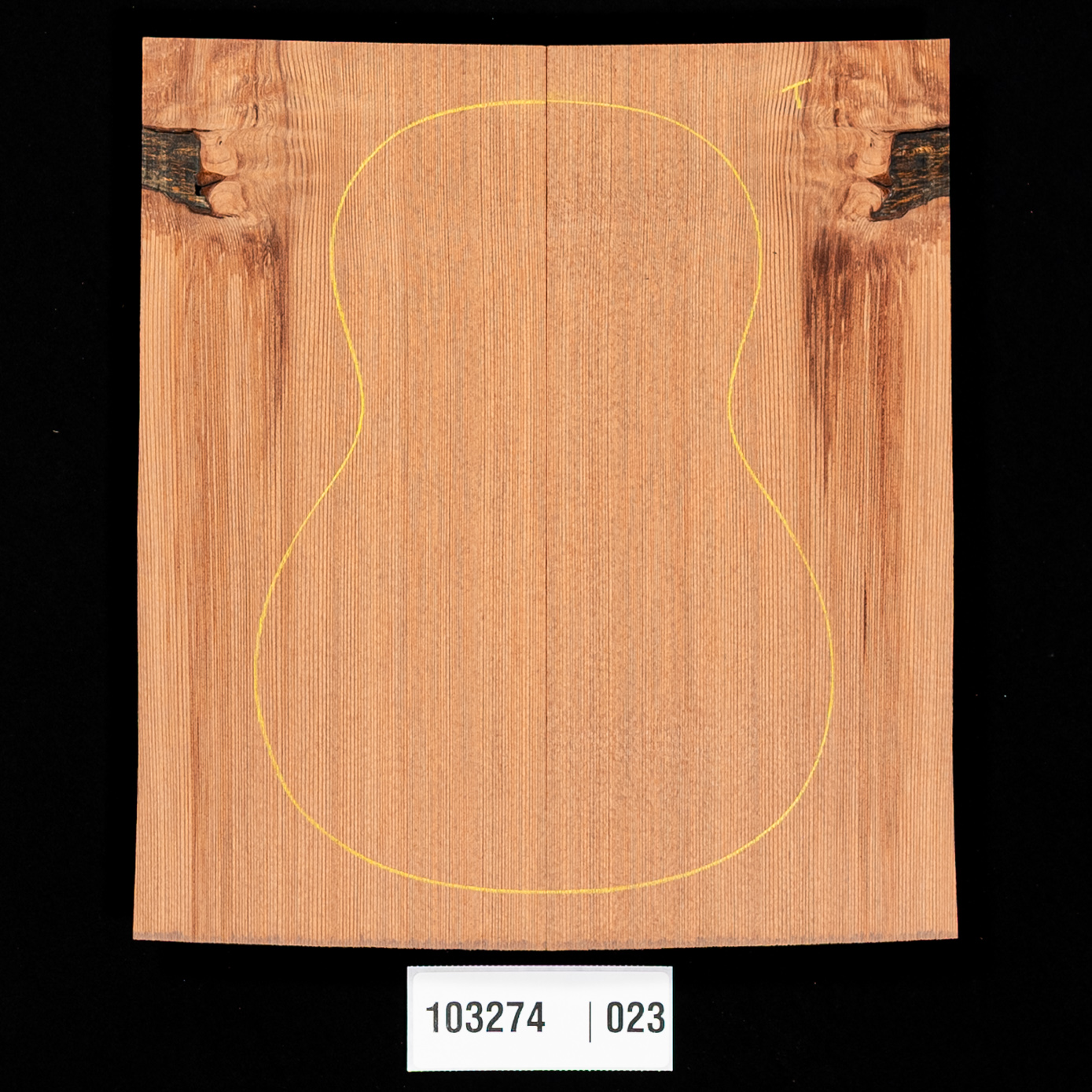 Túnel perdido con tapa de resonancia Redwood para Tenor Ukulele - 023