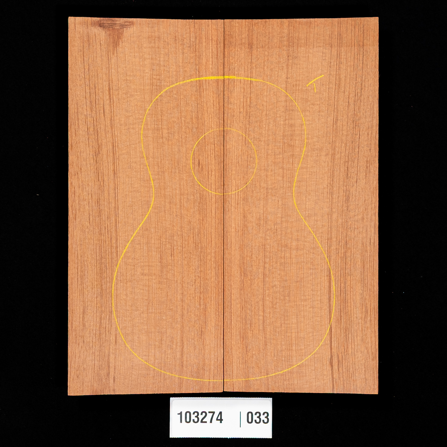 Túnel perdido con tapa de resonancia Redwood para Tenor Ukulele - 033