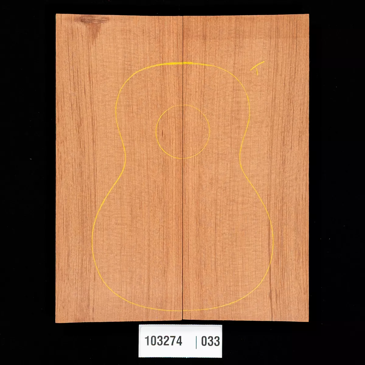 Túnel perdido con tapa de resonancia Redwood para Tenor Ukulele - 033 Túnel perdido con tapa de resonancia Redwood para Tenor Ukulele - 033