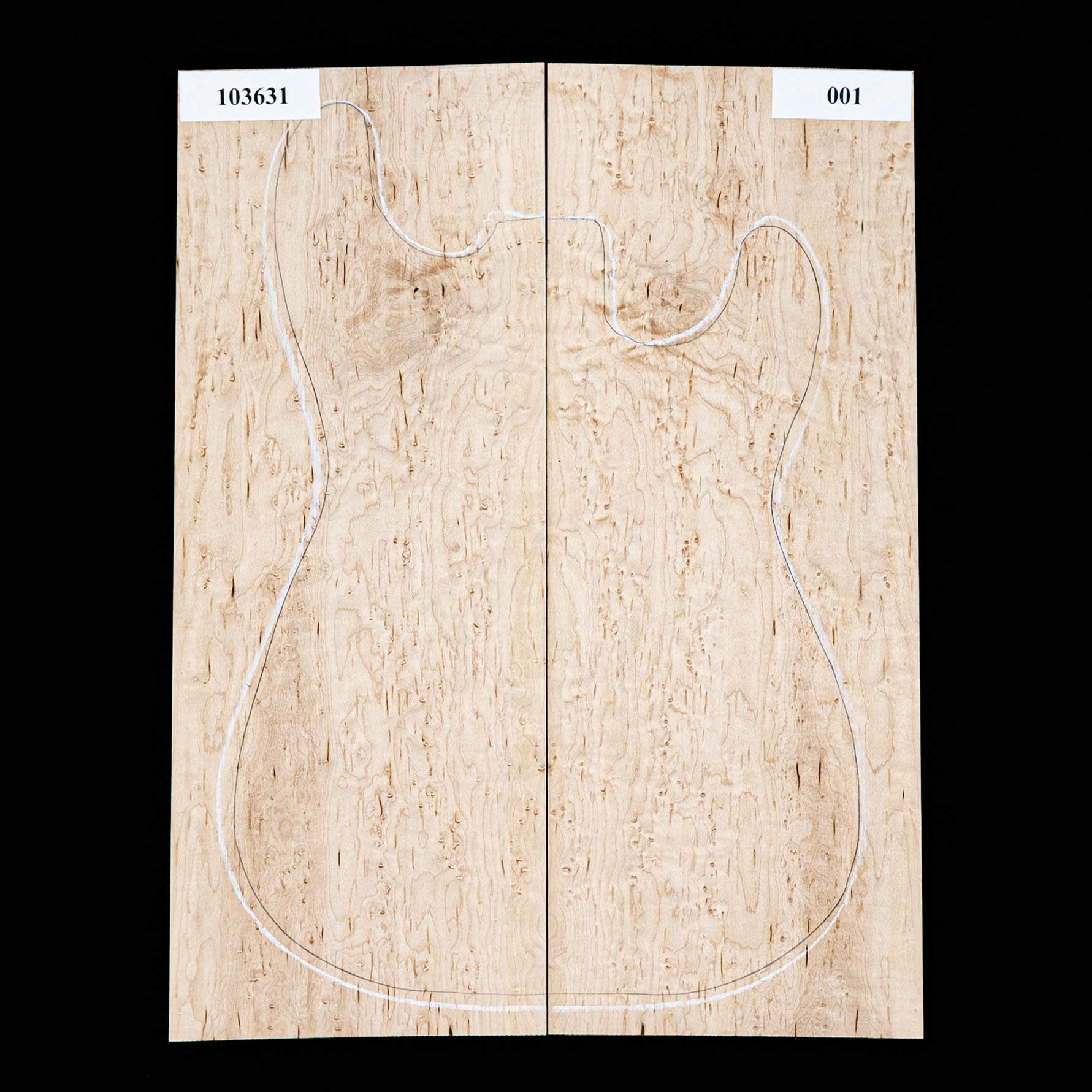 Tapa decorativa de arce ojo de pájaro – 001 Tapa decorativa de arce ojo de pájaro – 001