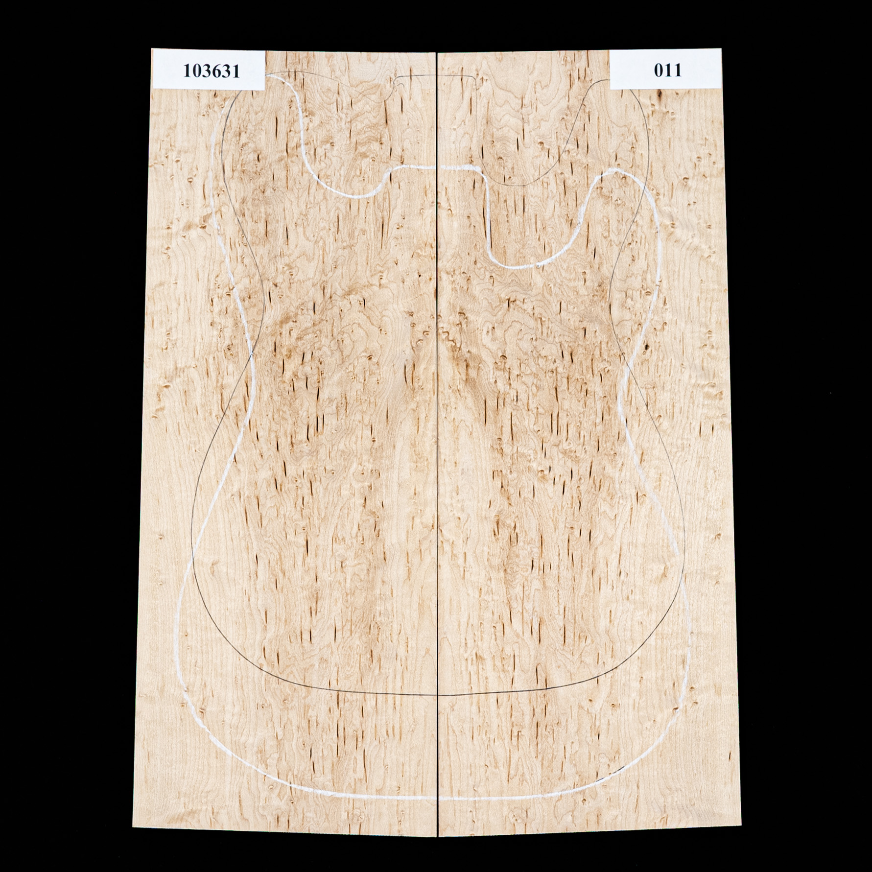 Tapa decorativa de arce ojo de pájaro – 011 Tapa decorativa de arce ojo de pájaro – 011