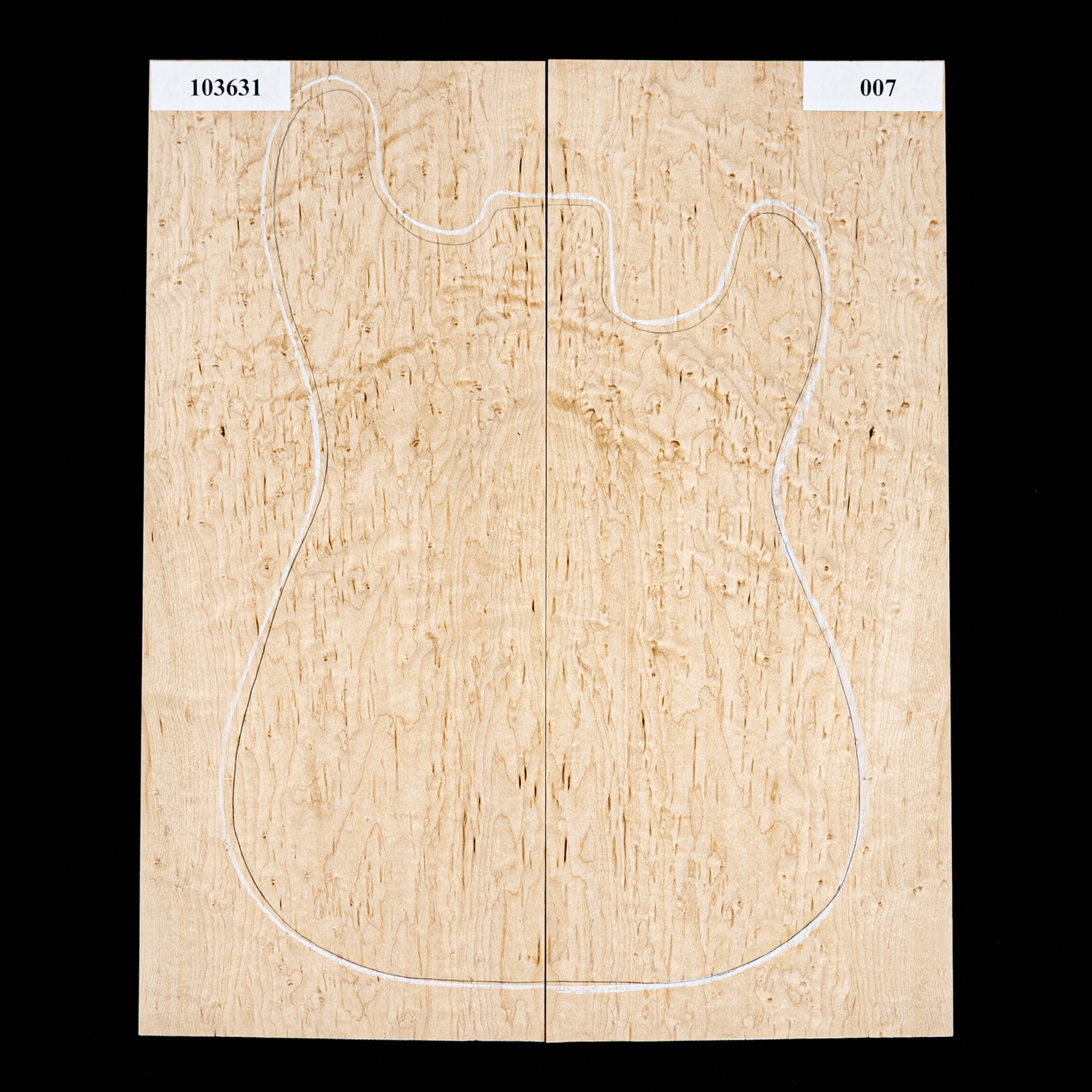 Tapa decorativa de arce ojo de pájaro – 007 Tapa decorativa de arce ojo de pájaro – 007