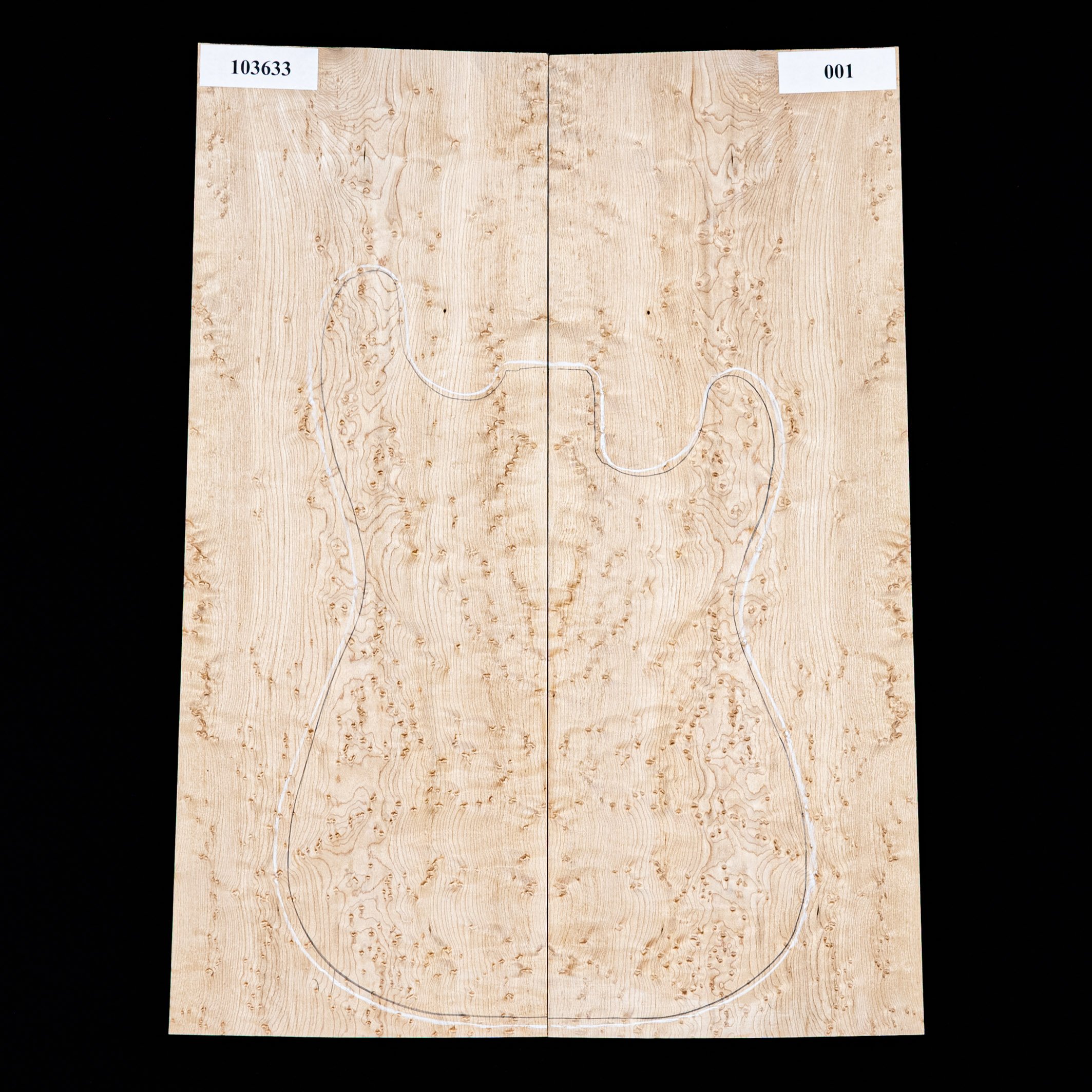 Tapa decorativa de arce ojo de pájaro – 001 Tapa decorativa de arce ojo de pájaro – 001