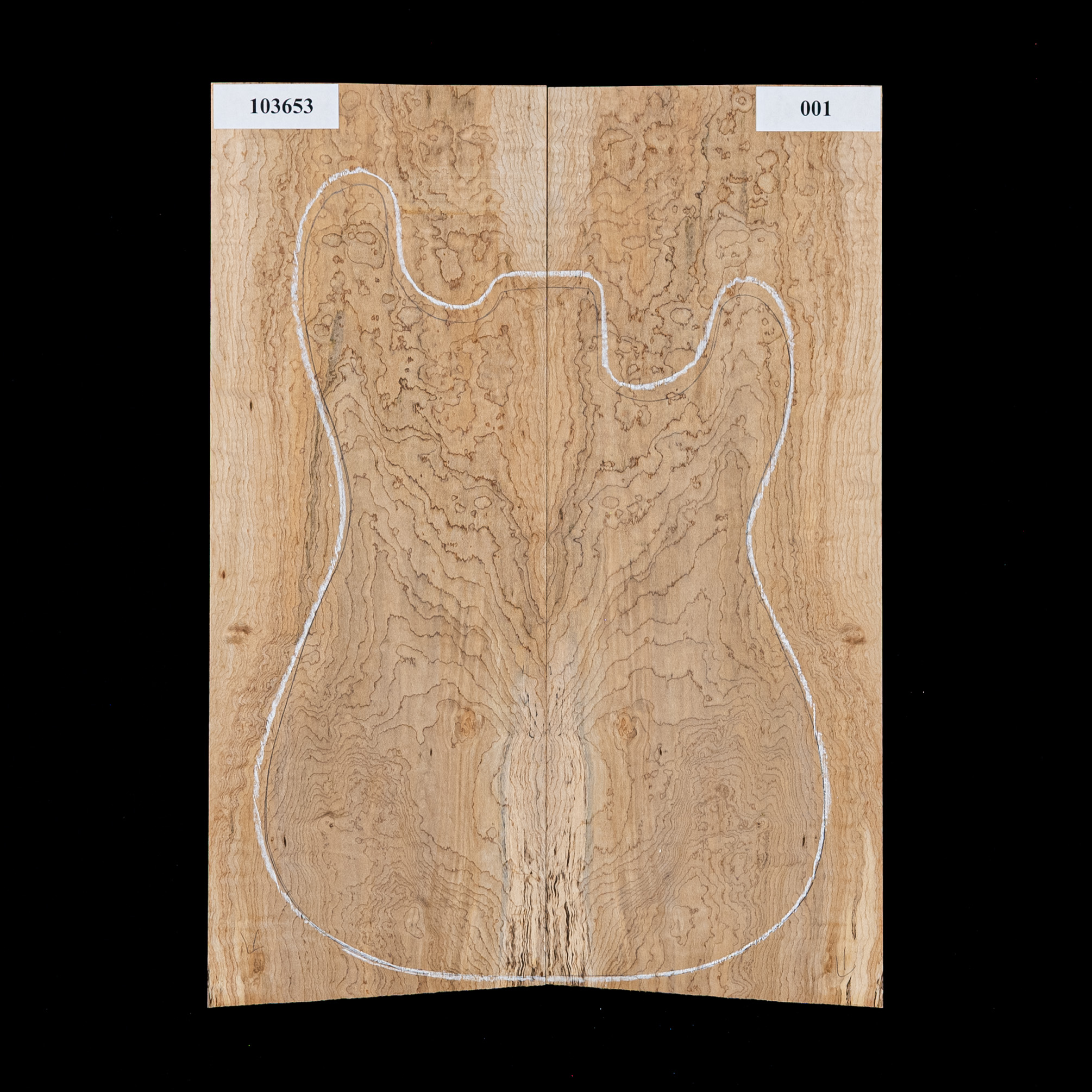 Top blíster acolchado con laminado de arce esmaltado - 001 Top blíster acolchado con laminado de arce esmaltado - 001