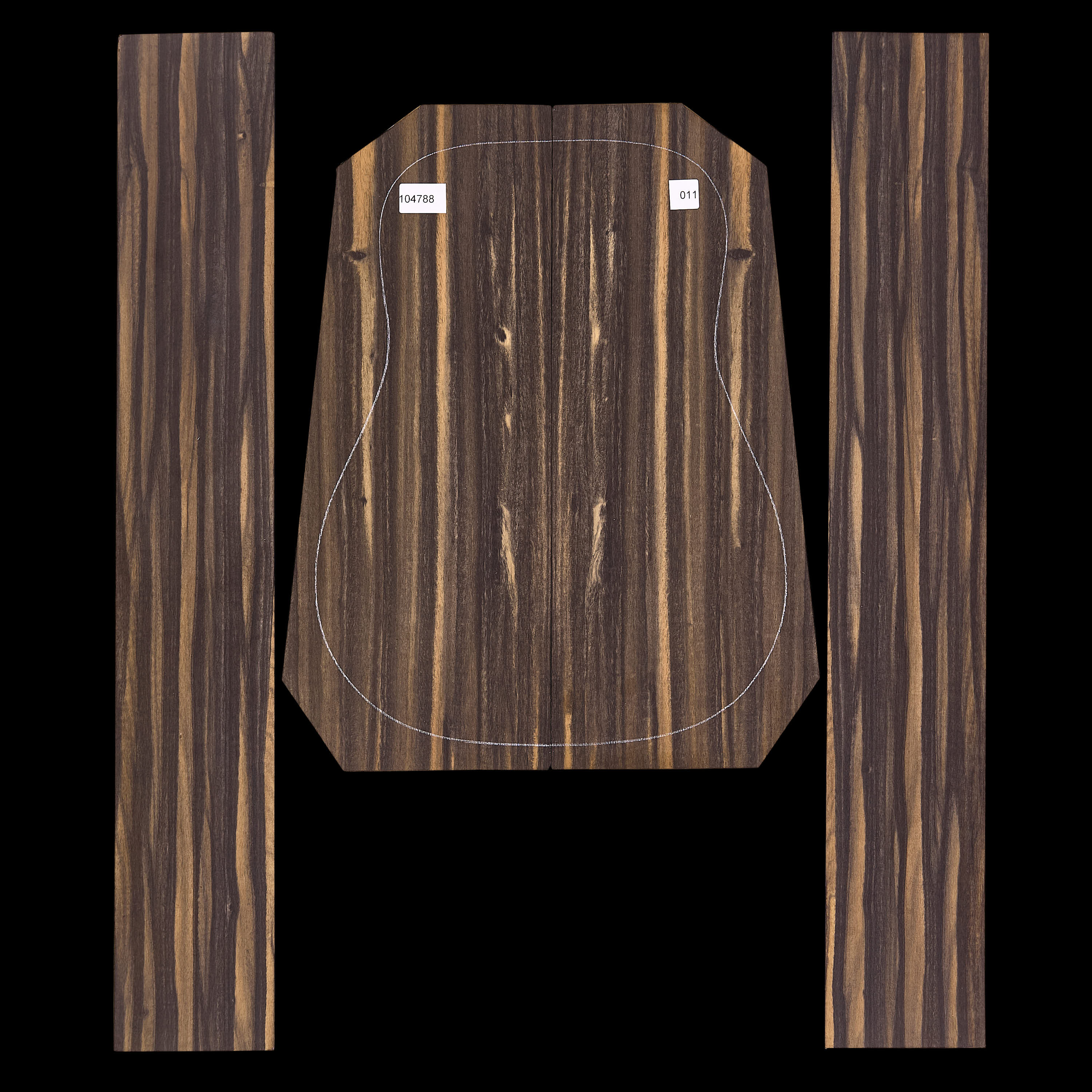 Set de Fondo y Aros de  ébano Crelicam  - 011