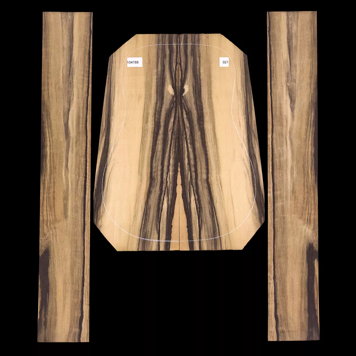 Set de Fondo y Aros de ébano Crelicam - 021 Set de Fondo y Aros de ébano Crelicam - 021