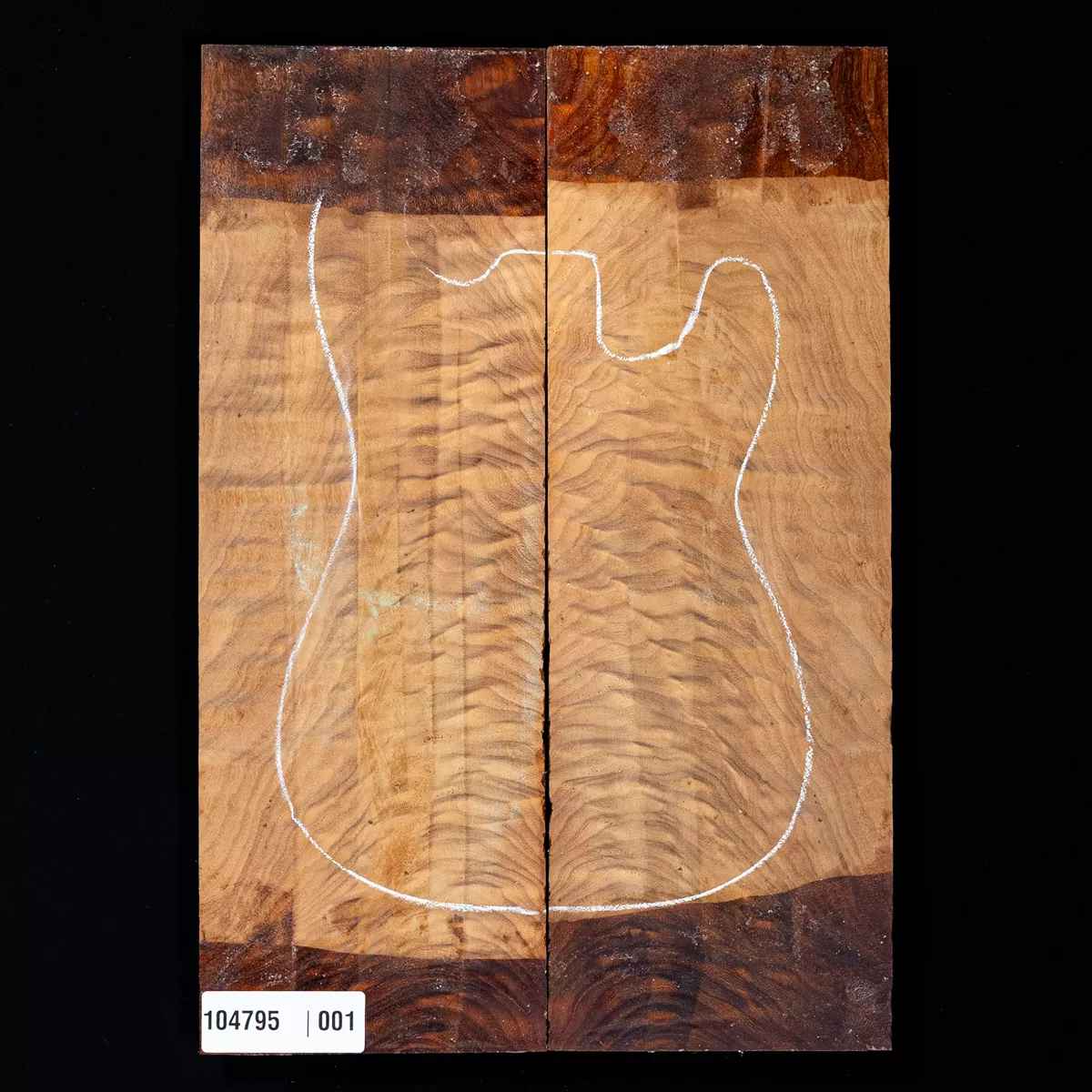 Top con caída Burl Camphor - 001 Top con caída Burl Camphor - 001