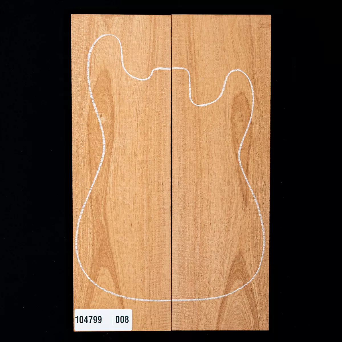 Top largo Fiddleback de caoba hondureña - 008 Top largo Fiddleback de caoba hondureña - 008