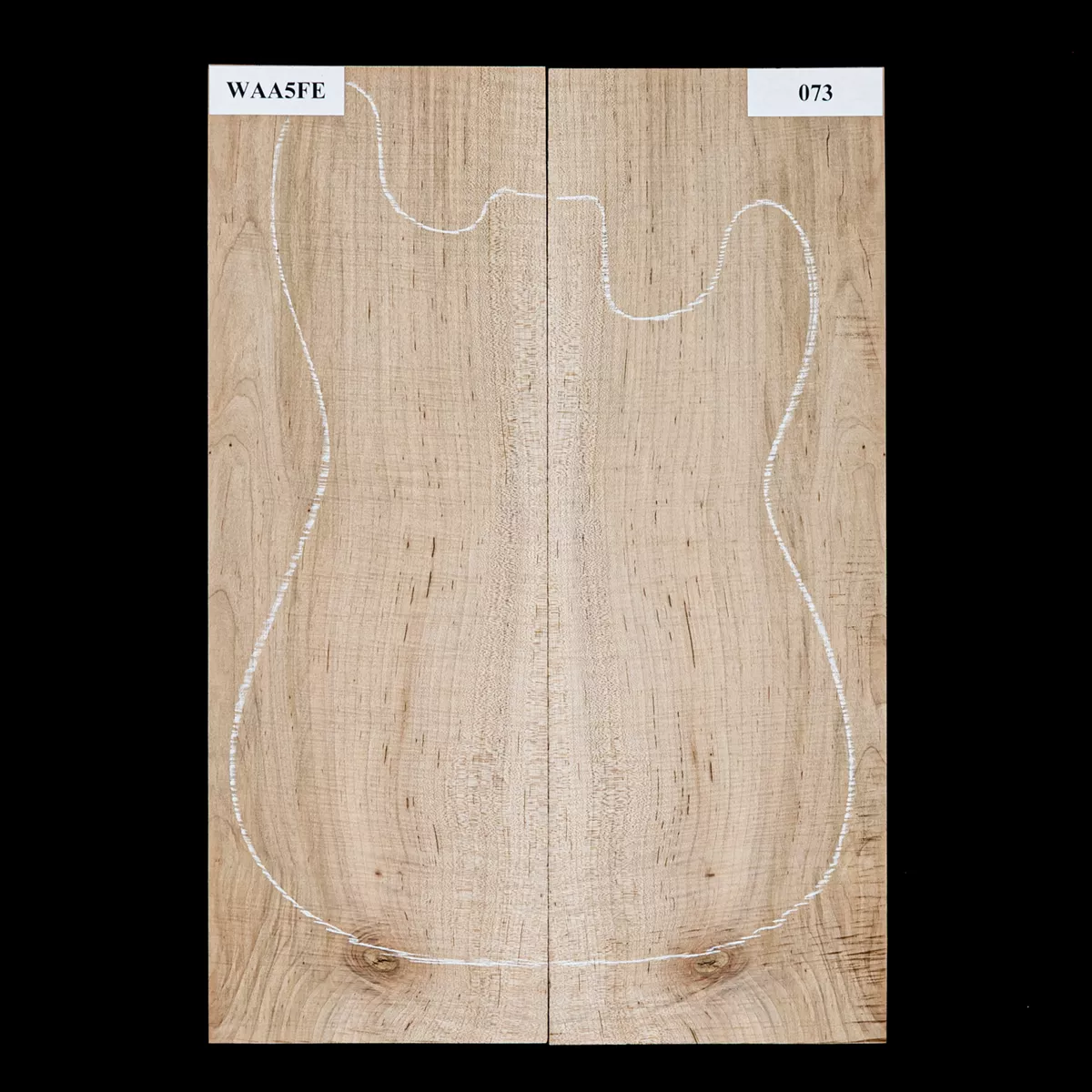 Top de arce tallado en ambrosia flame para eléctrico - 073 Top de arce tallado en ambrosia flame para eléctrico - 073