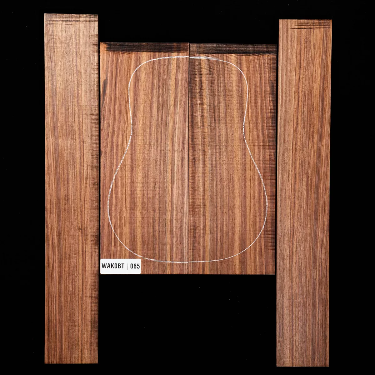 Koa Set de fondo y aros - 065 Koa Set de fondo y aros - 065