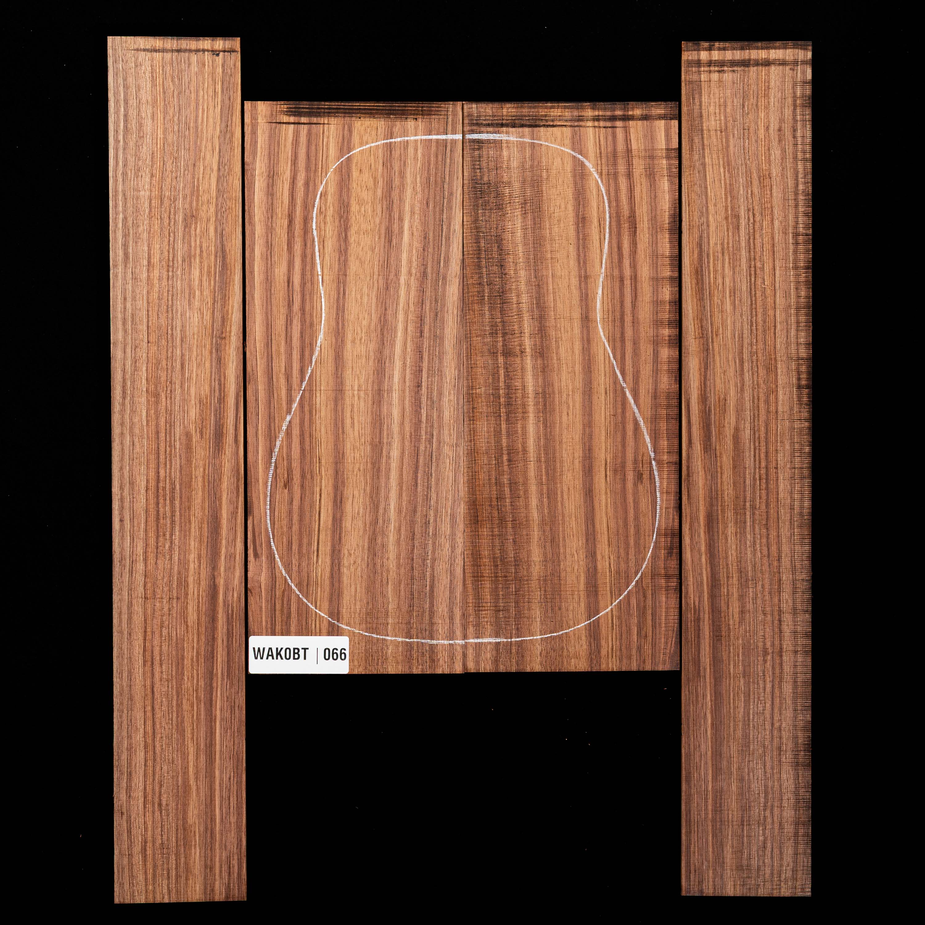 Koa Set de fondo y aros - 066 Koa Set de fondo y aros - 066