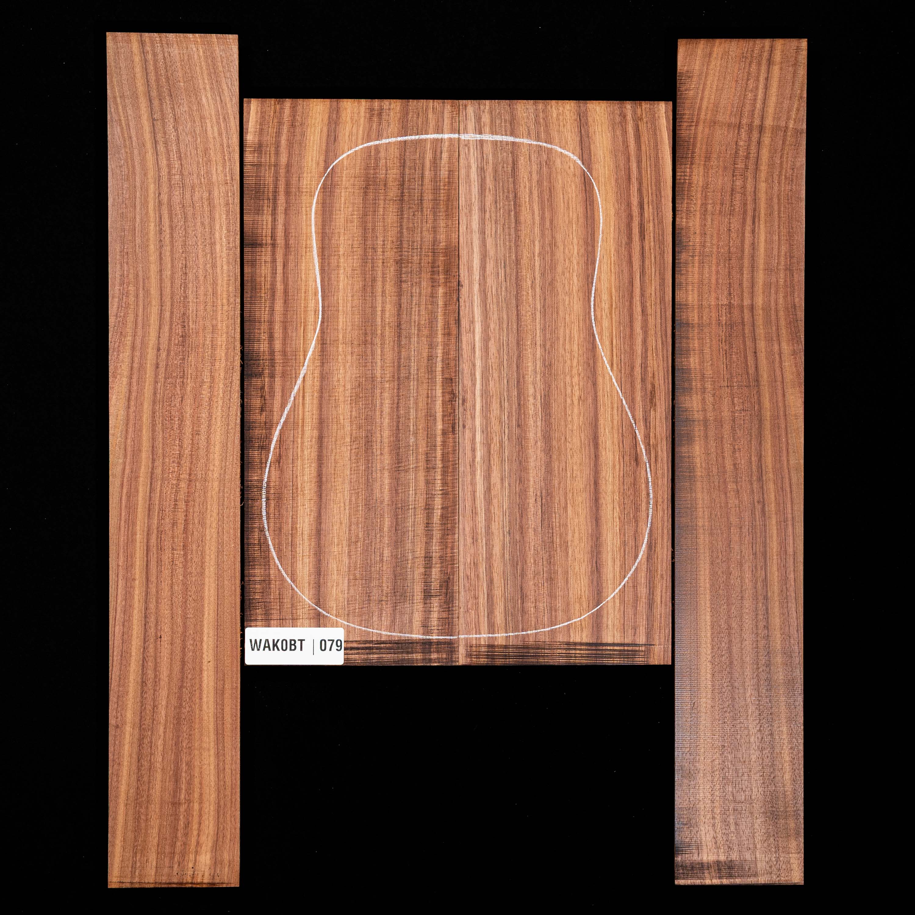 Koa Set de fondo y aros - 079 Koa Set de fondo y aros - 079