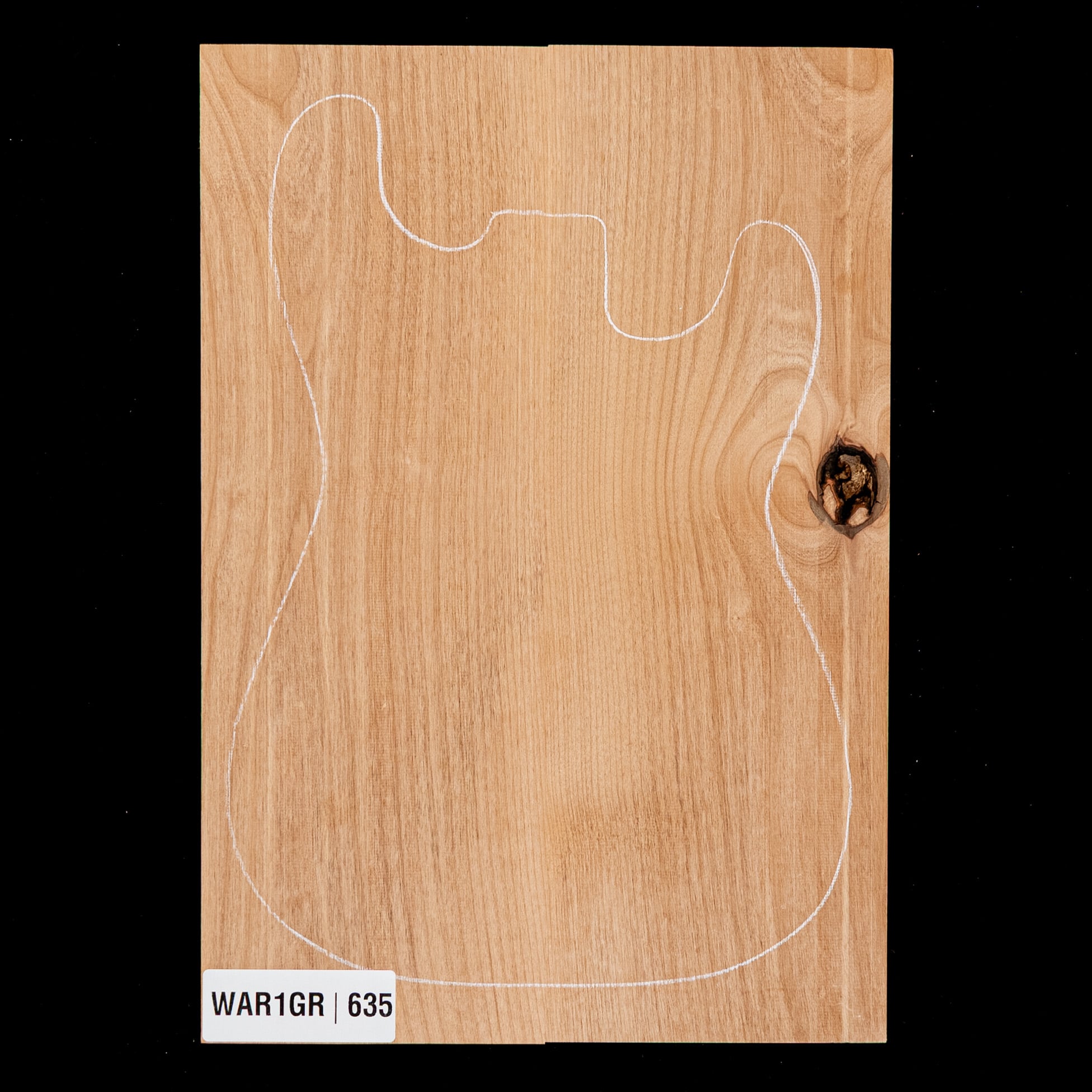 Alder Body Blank, 2-Piece (9.6 lb) - 635