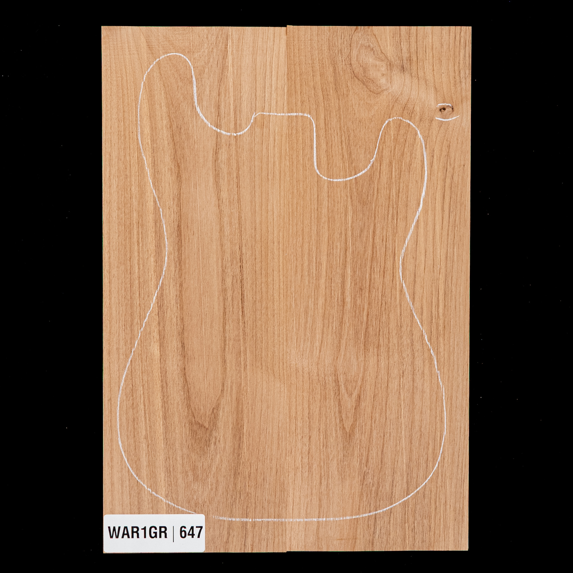Alder Body Blank, 2-Piece (10.2 lb) - 647