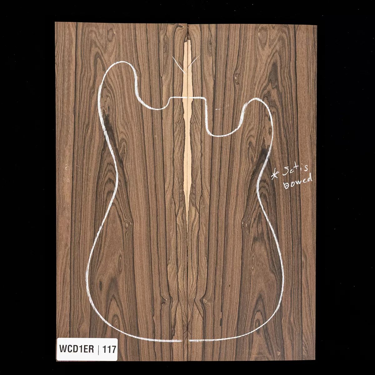 Top con caída de ziricote - 117 Top con caída de ziricote - 117