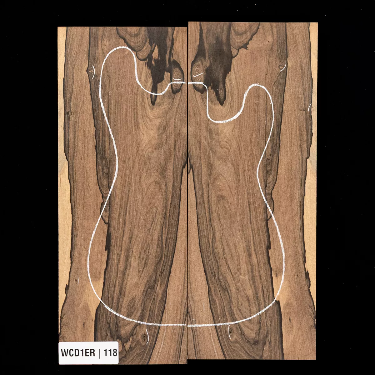 Top con caída de ziricote - 118 Top con caída de ziricote - 118