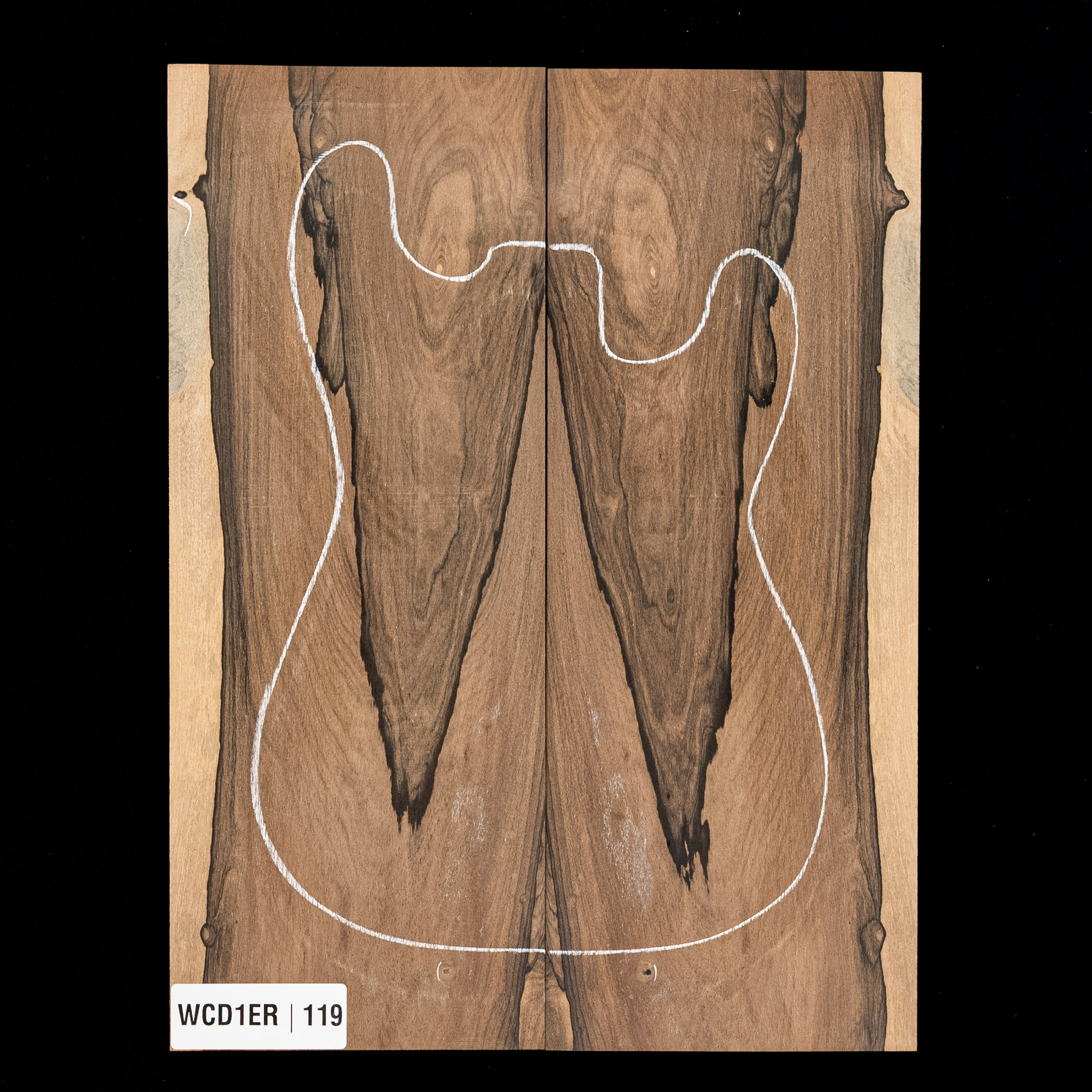 Top con caída de ziricote - 119 Top con caída de ziricote - 119