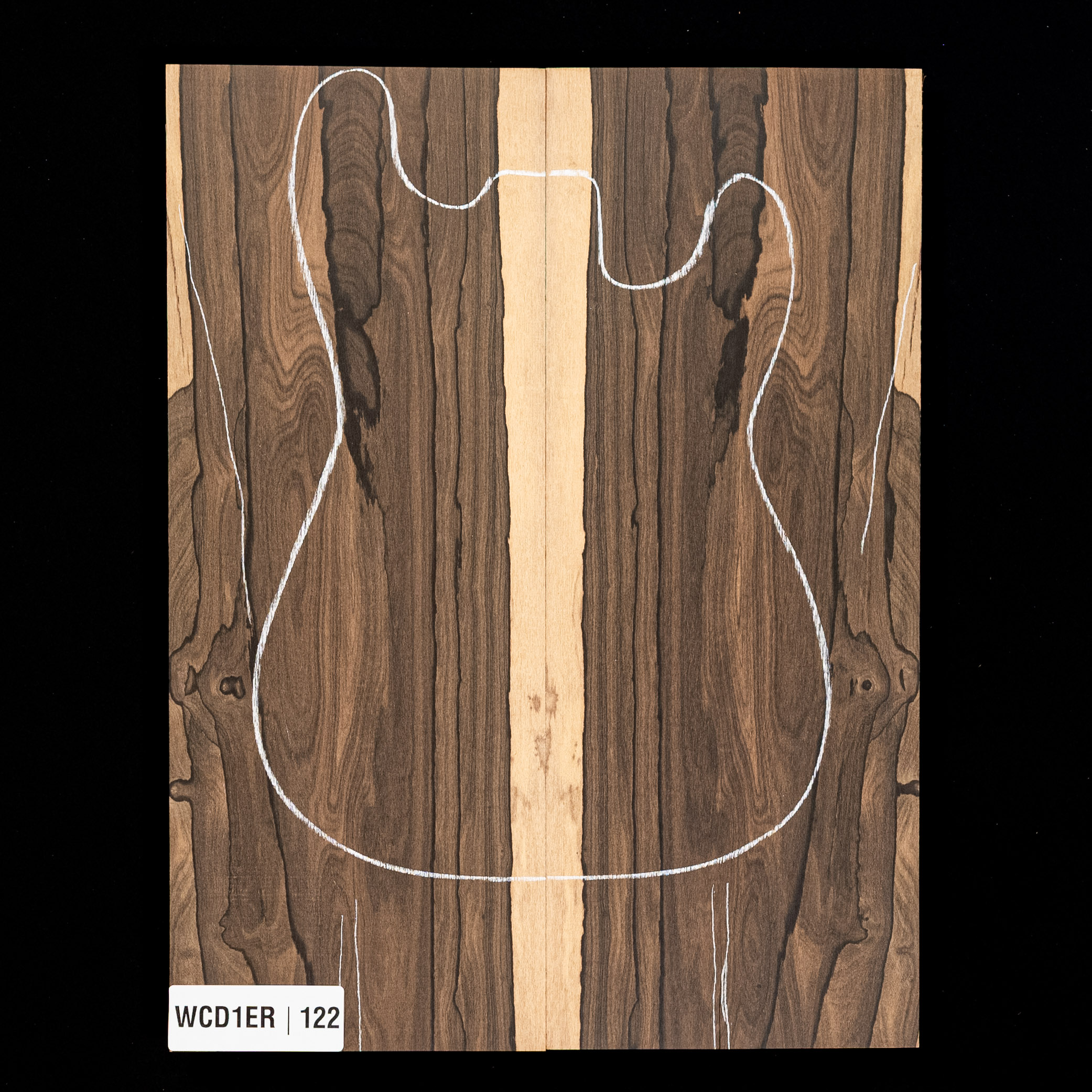 Top con caída de ziricote - 122 Top con caída de ziricote - 122