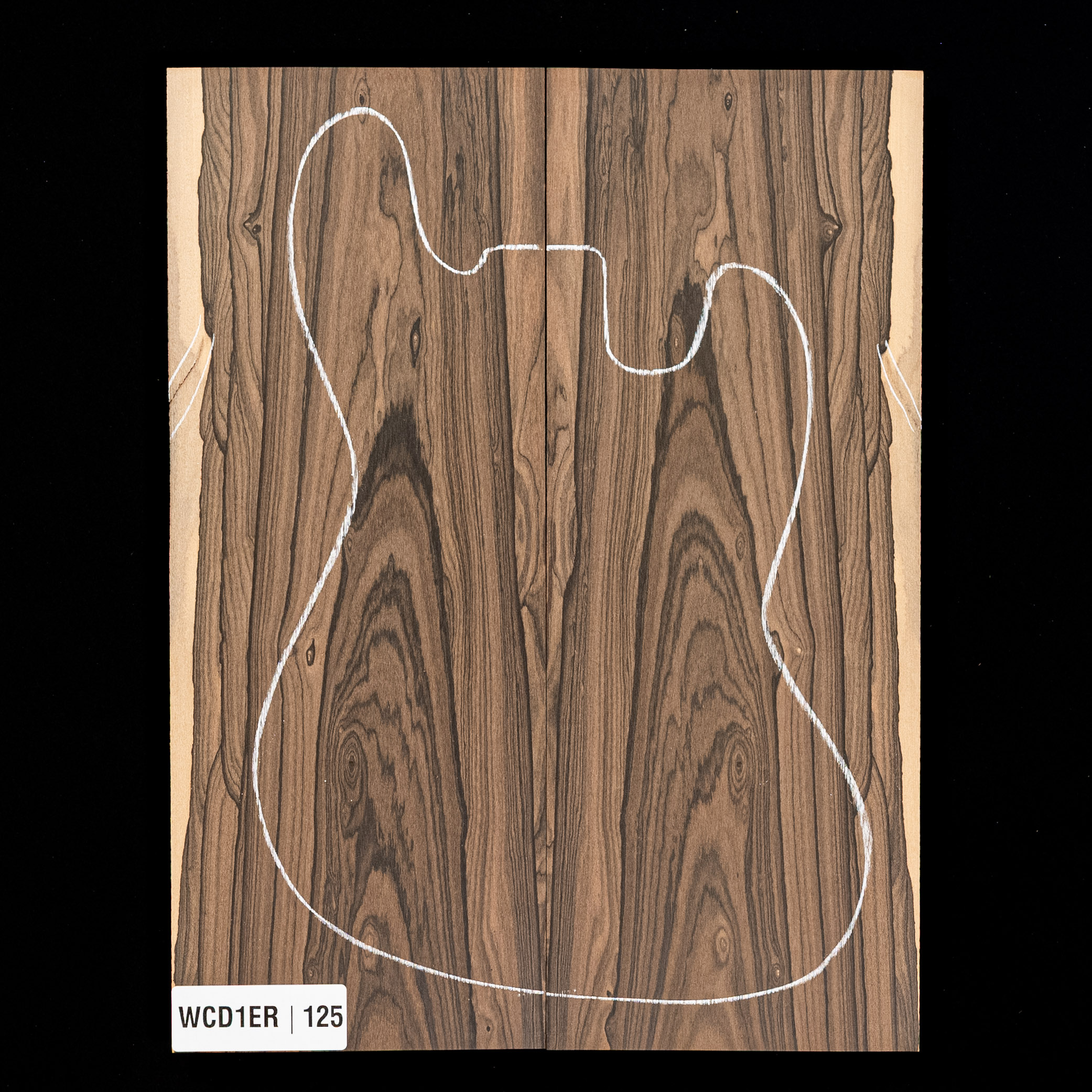 Top con caída de ziricote - 125 Top con caída de ziricote - 125