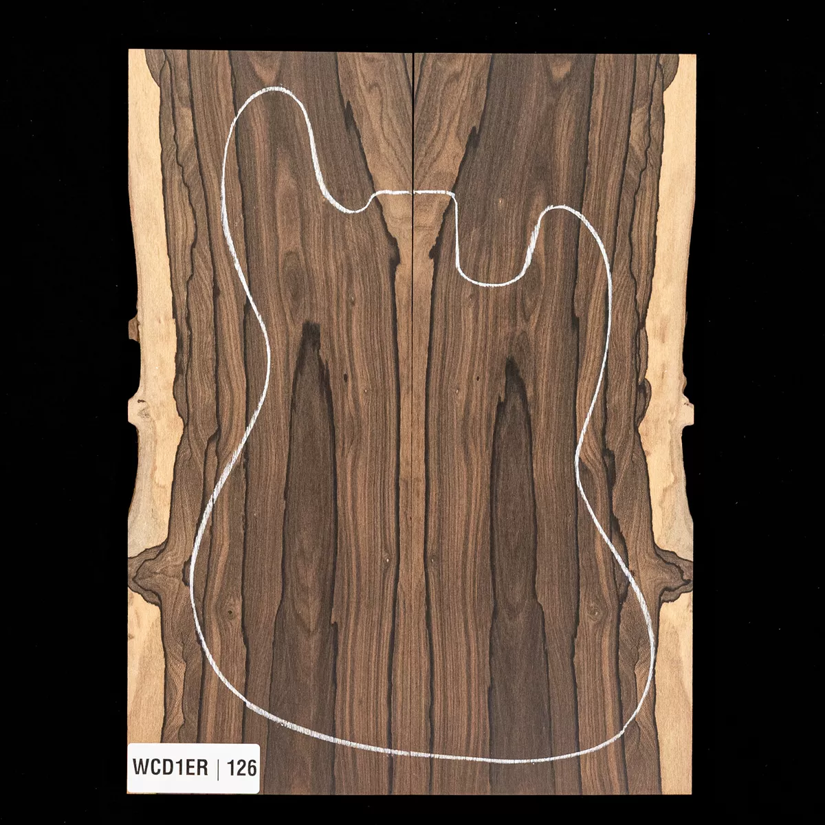 Top con caída de ziricote - 126 Top con caída de ziricote - 126