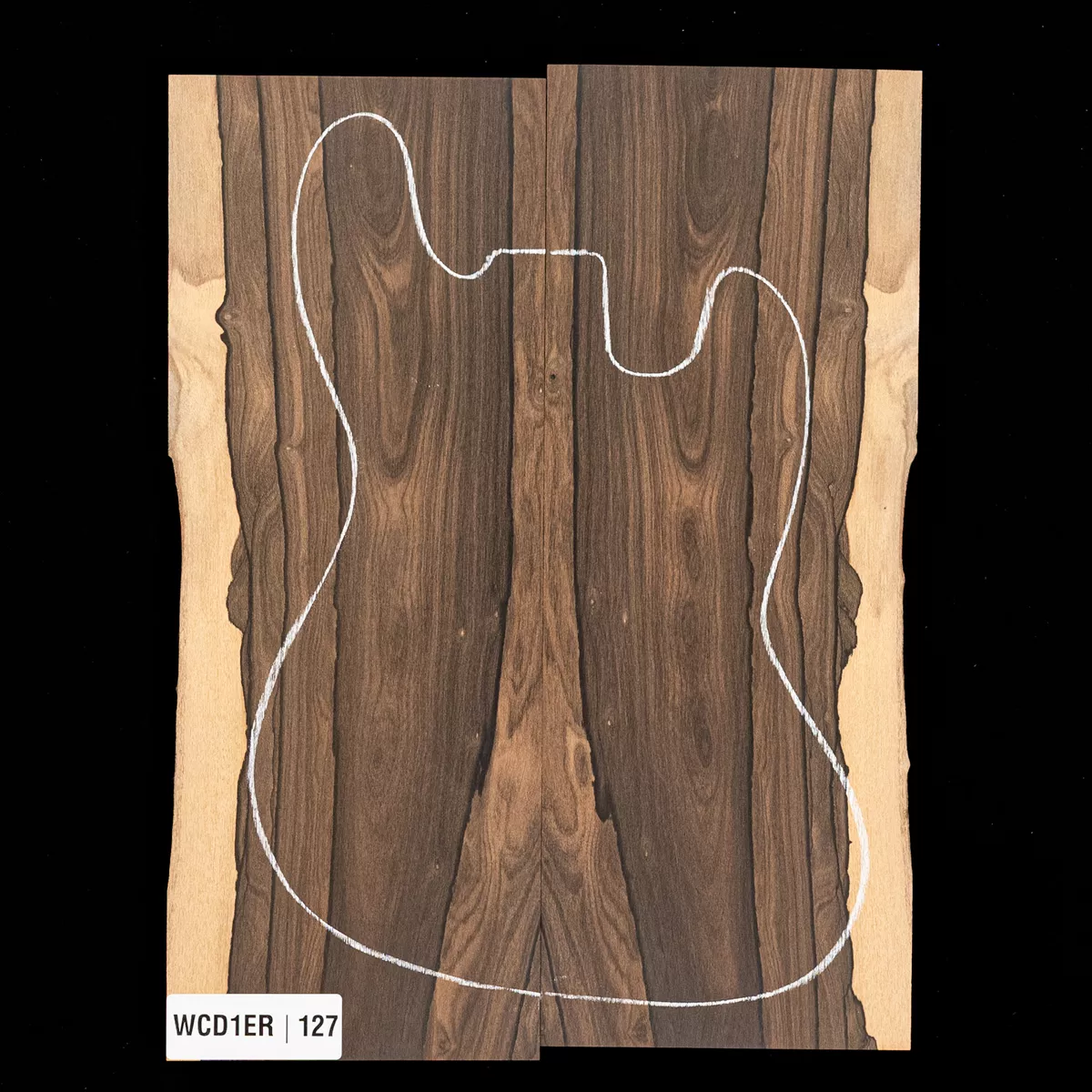 Top con caída de ziricote - 127 Top con caída de ziricote - 127