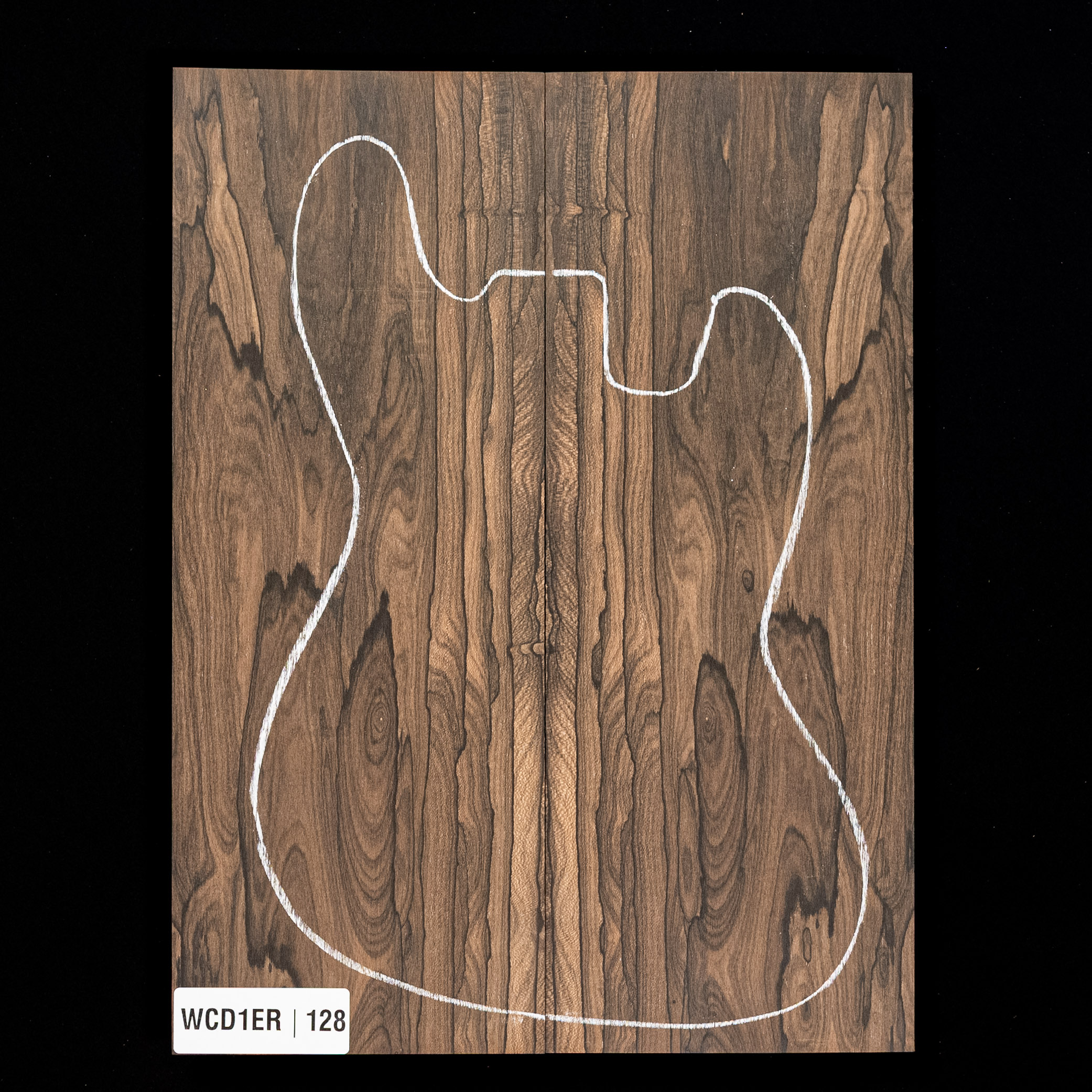 Top con caída de ziricote - 128 Top con caída de ziricote - 128