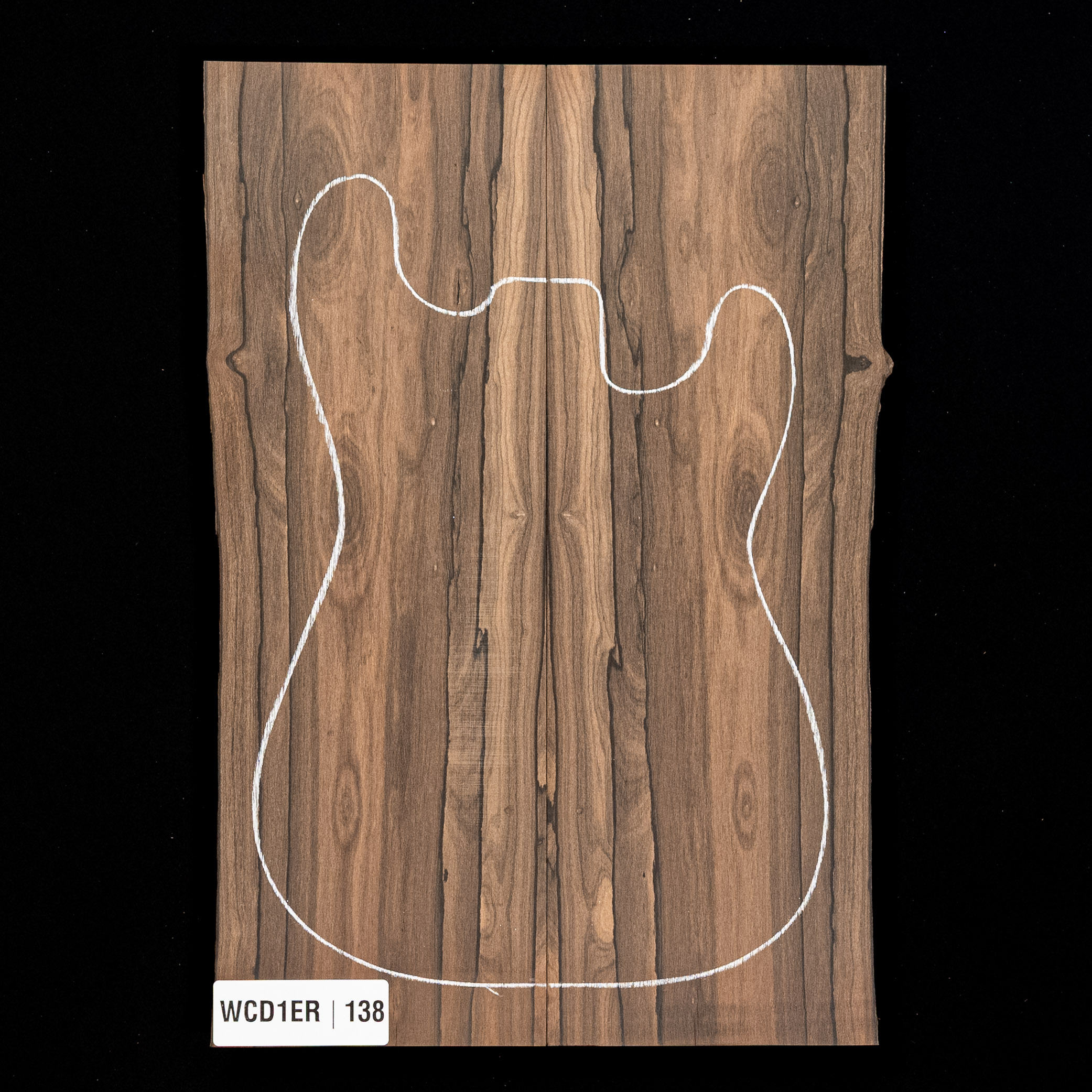 Top con caída de ziricote - 138 Top con caída de ziricote - 138