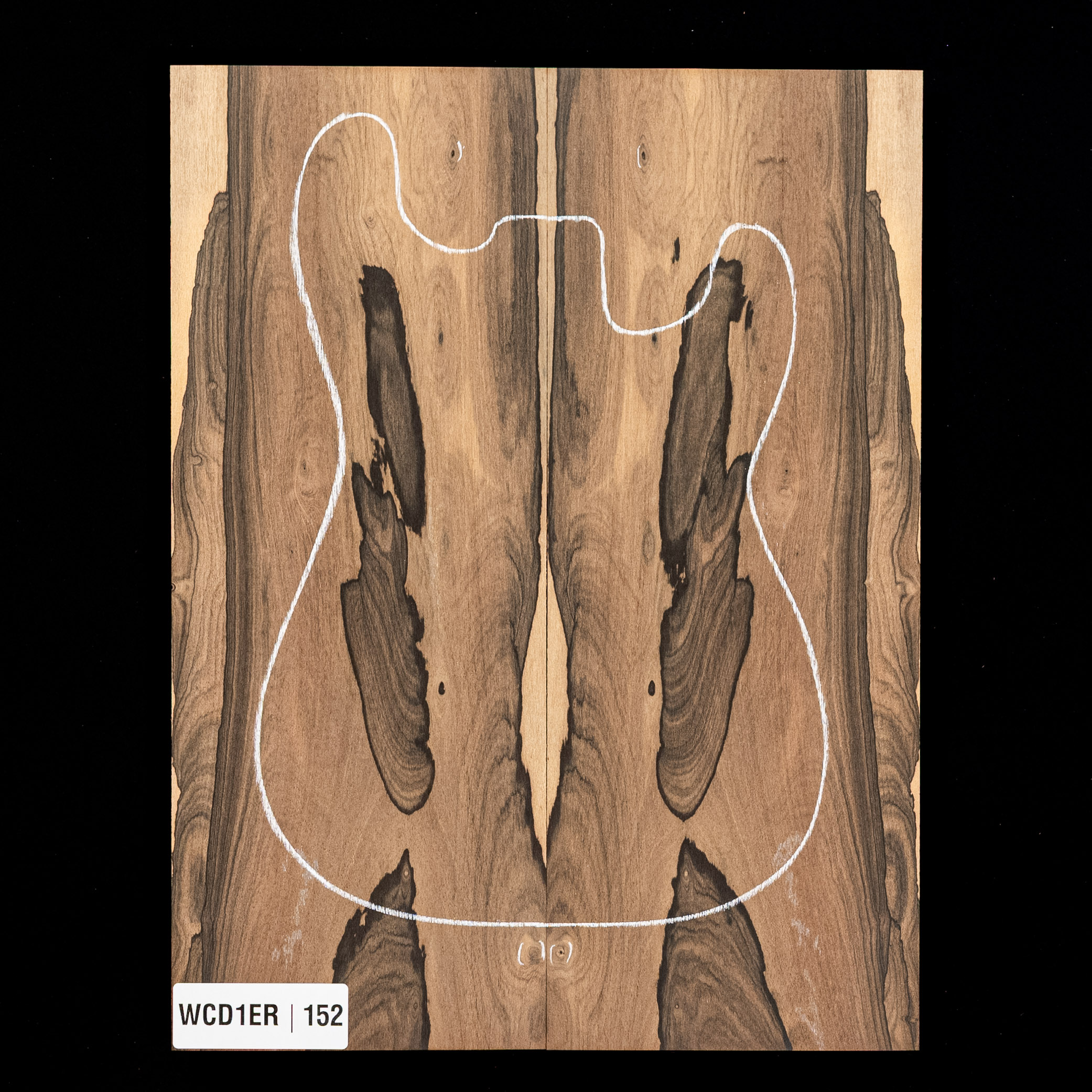 Top con caída de ziricote - 152 Top con caída de ziricote - 152