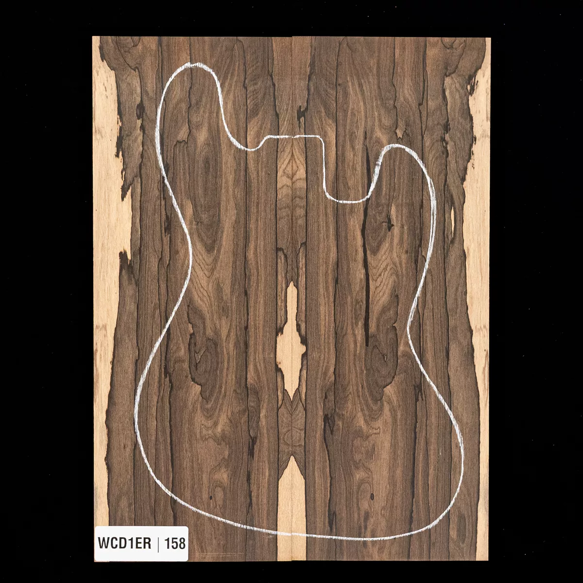 Top con caída de ziricote - 158 Top con caída de ziricote - 158