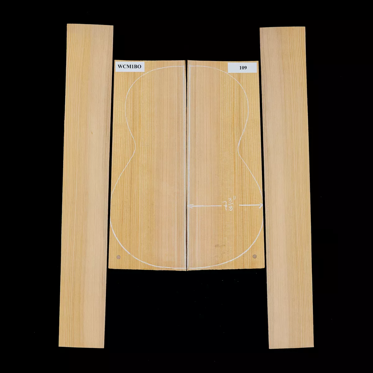 Juego de espalda y laterales en ciprés mediterráneo - 109 Juego de espalda y laterales en ciprés mediterráneo - 109