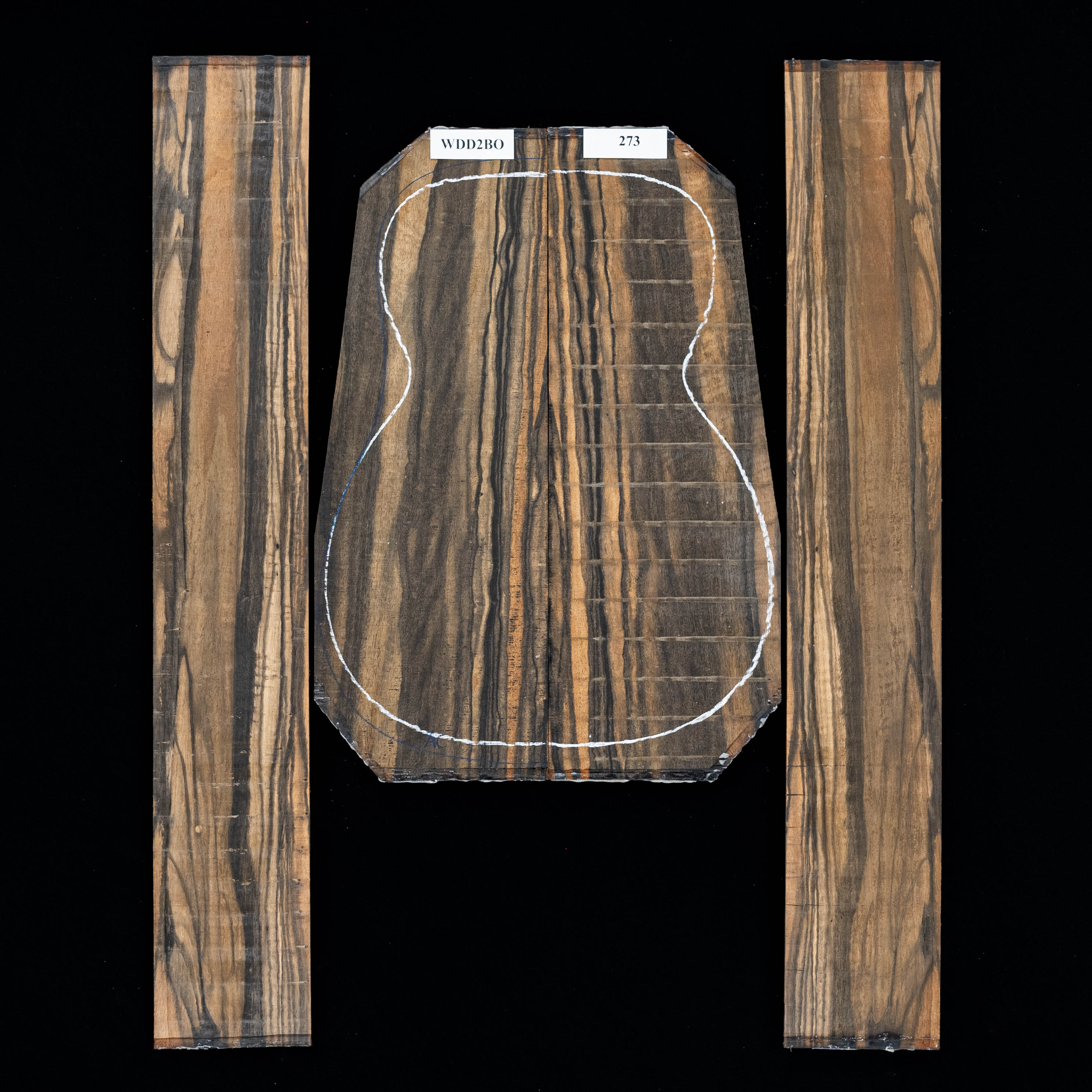 Set de Fondo y Aros de ébano Crelicam - 273 Set de Fondo y Aros de ébano Crelicam - 273