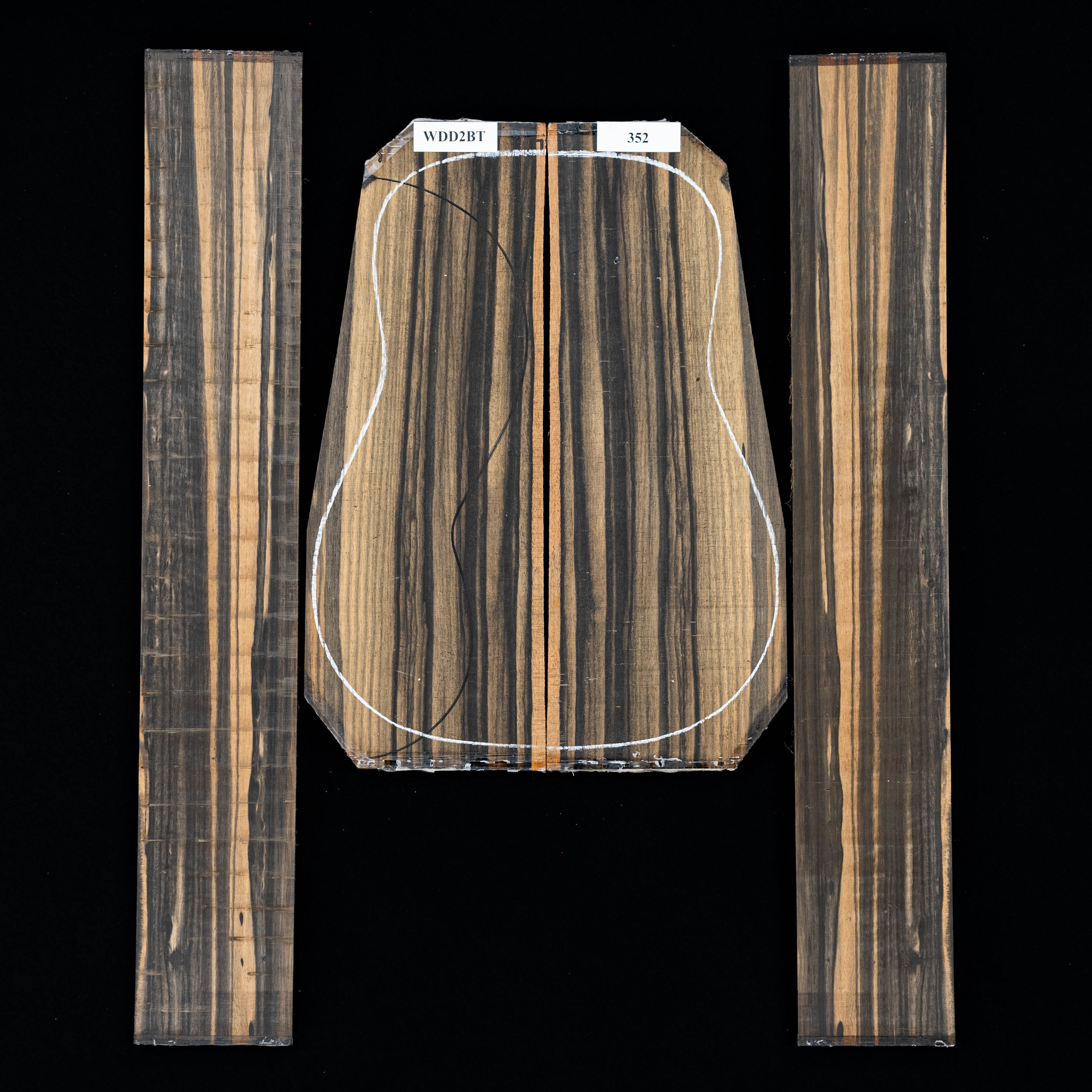 Set de Fondo y Aros de ébano Crelicam - 352 Set de Fondo y Aros de ébano Crelicam - 352