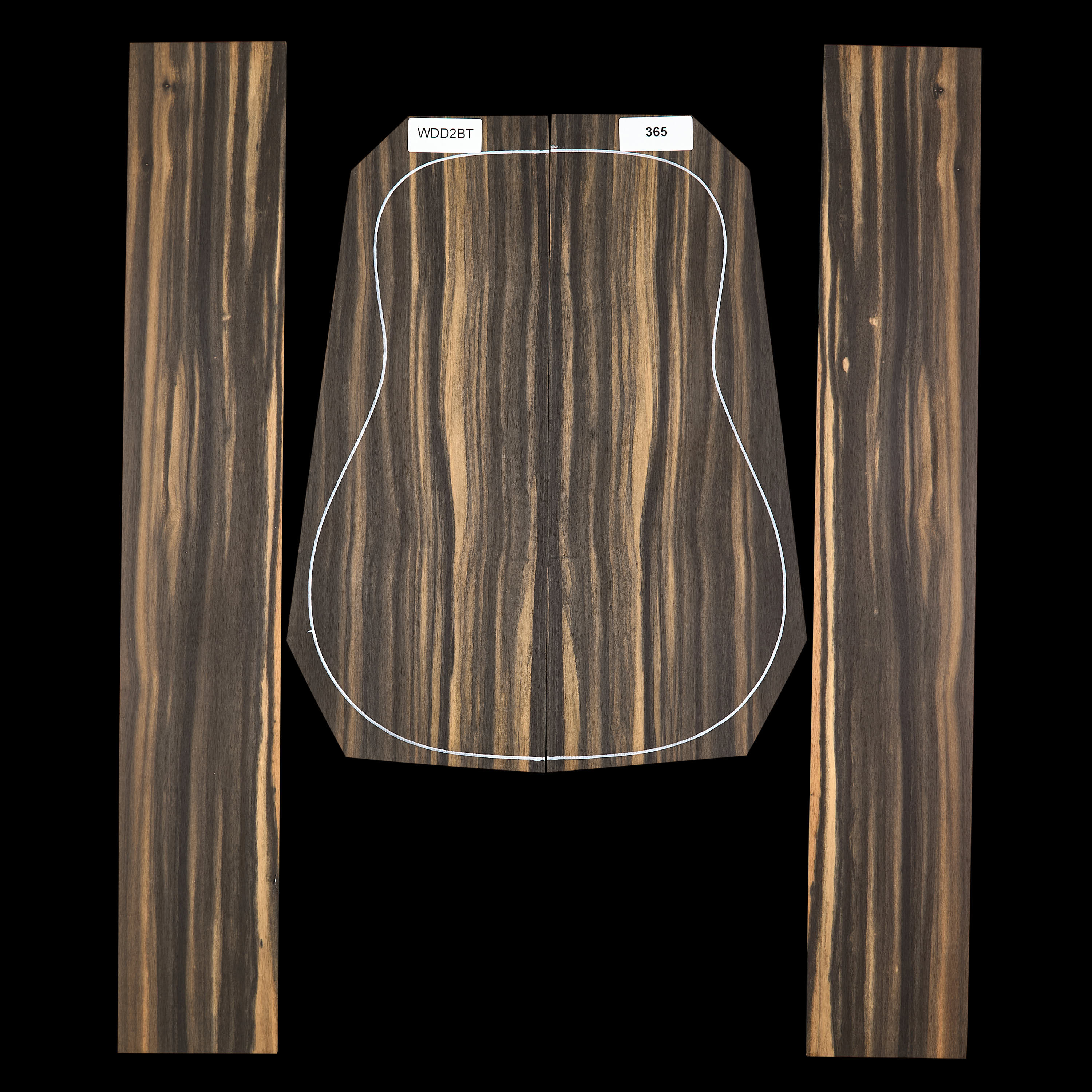 Set de Fondo y Aros de ébano Crelicam - 365 Set de Fondo y Aros de ébano Crelicam - 365