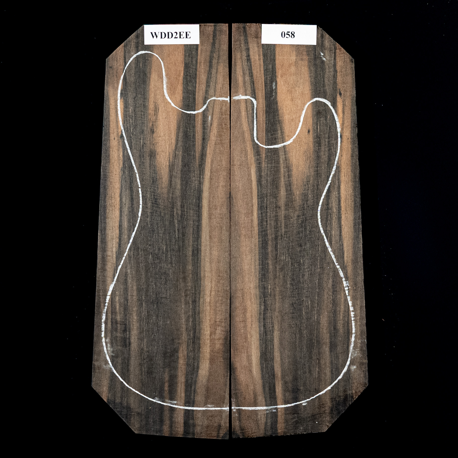 Top con caída de ébano Crelicam - 058 Top con caída de ébano Crelicam - 058