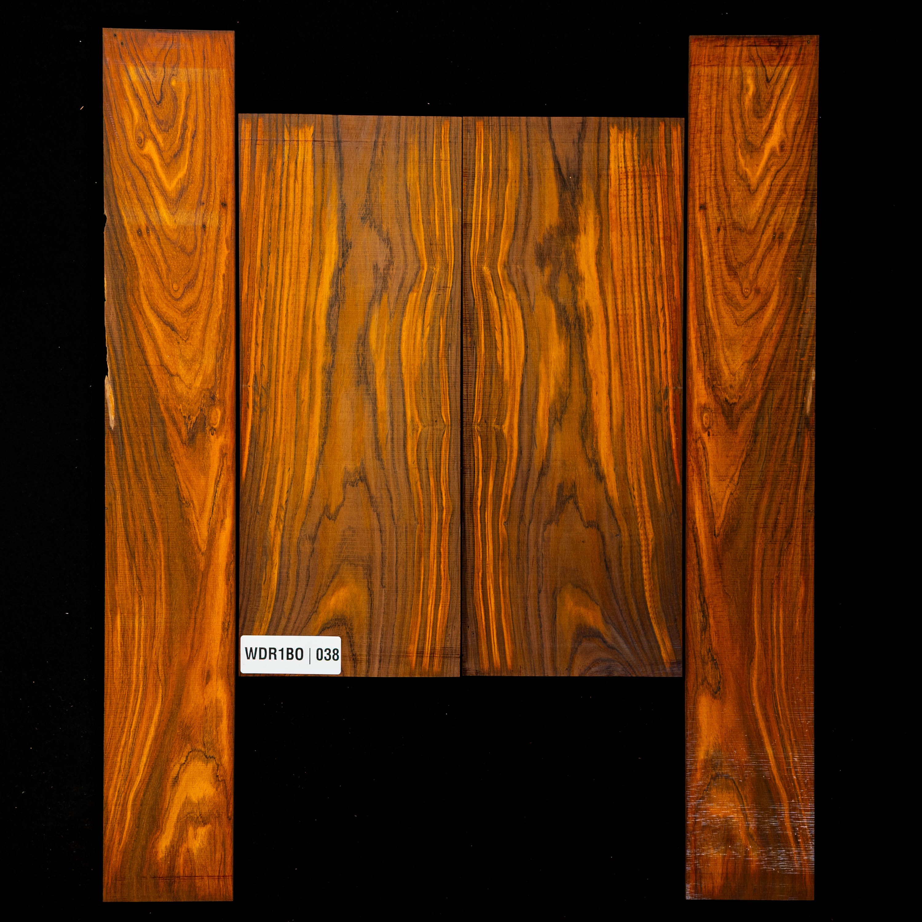 Set de Fondo y Aros de Cocobolo - 038