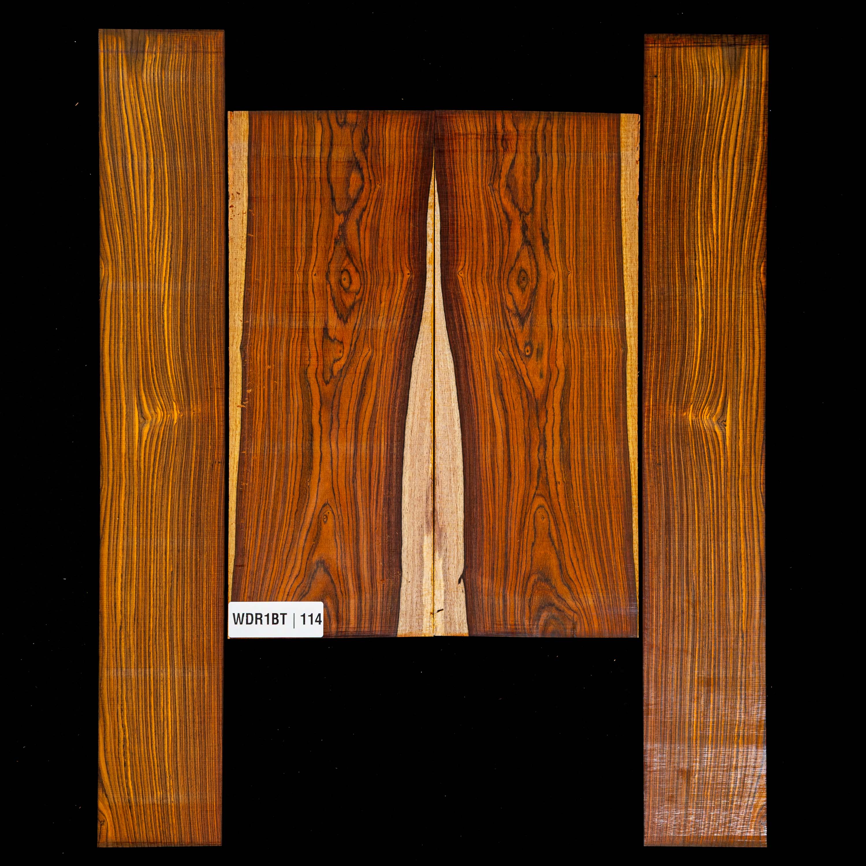 Set de Fondo y Aros de Cocobolo - 114
