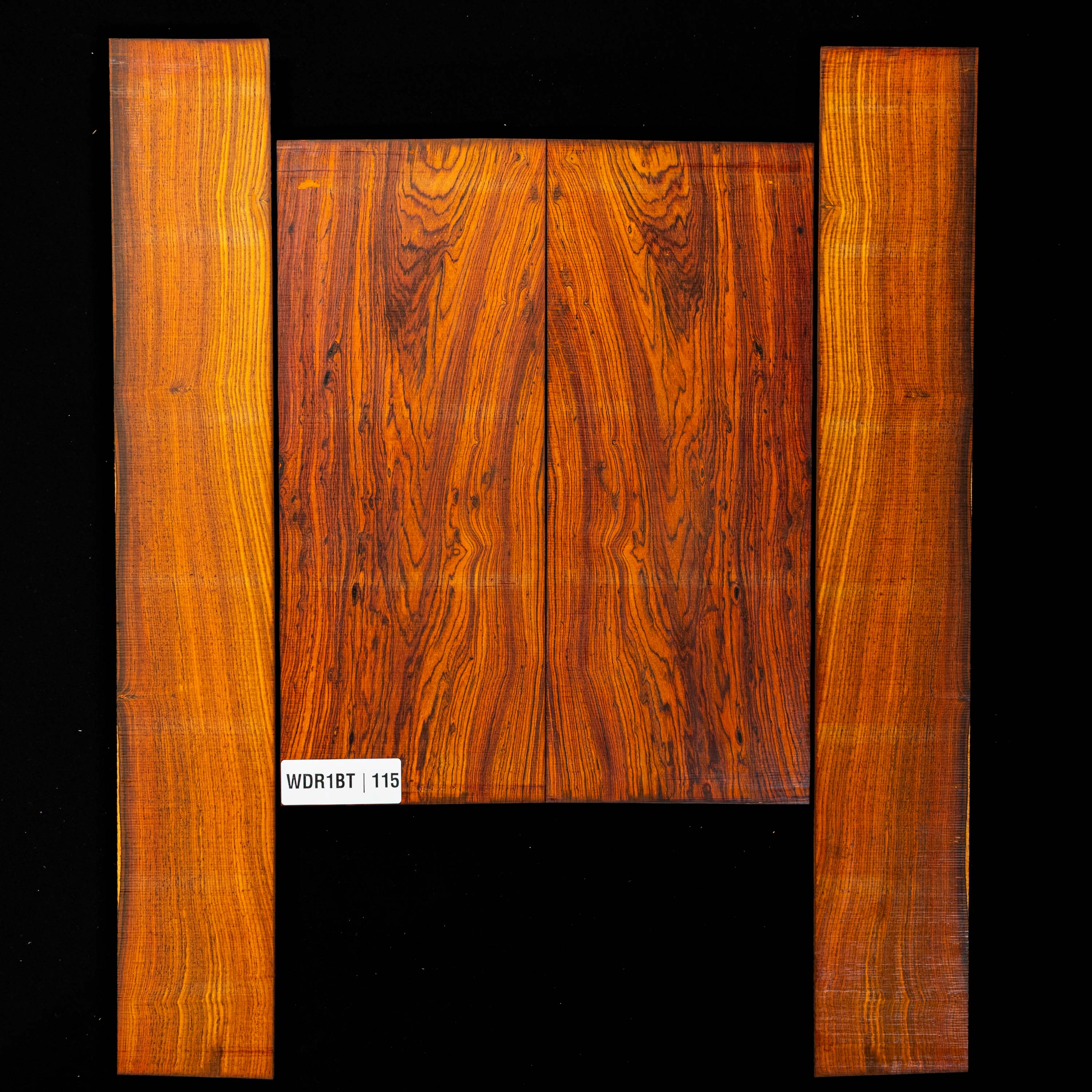 Set de Fondo y Aros de Cocobolo - 115
