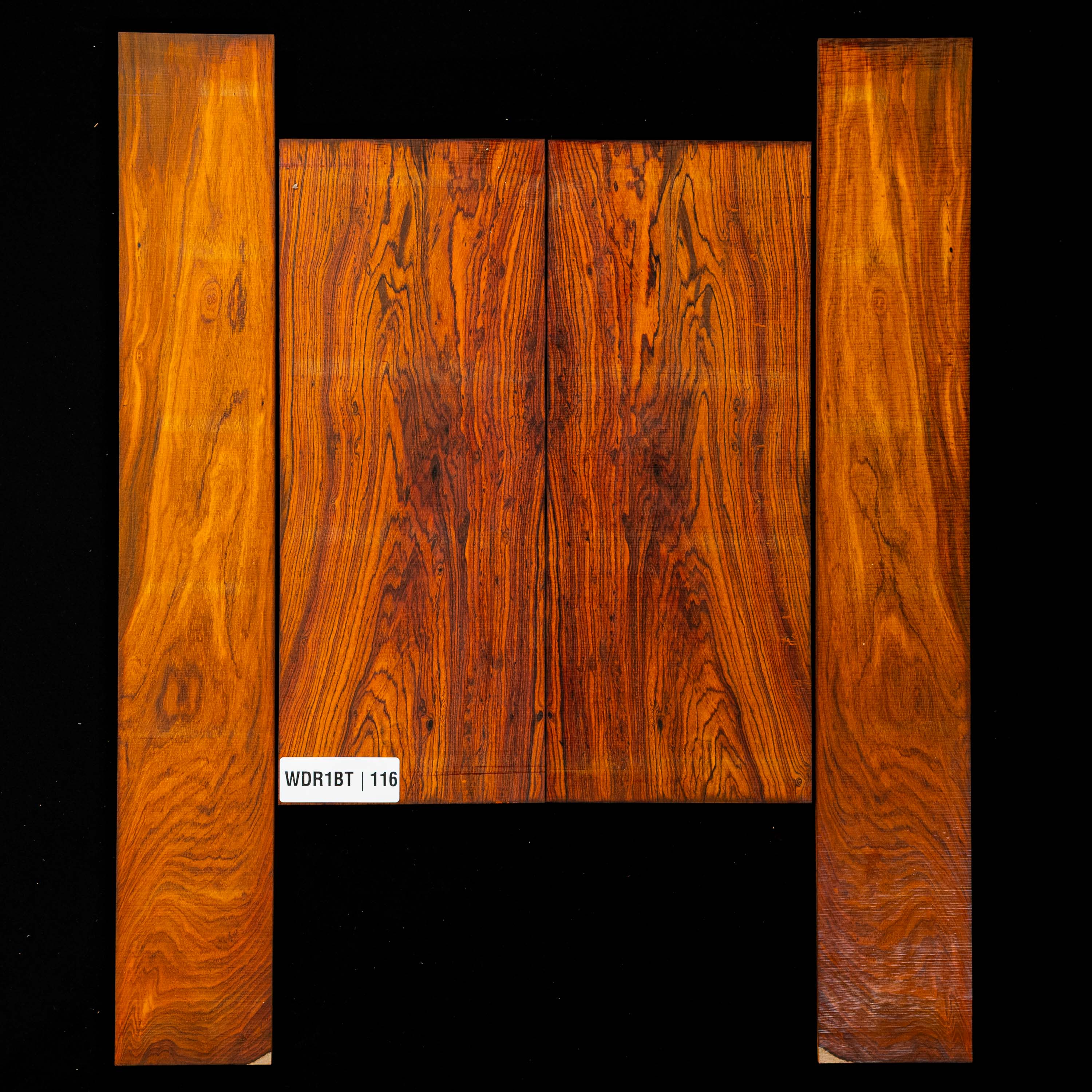 Set de Fondo y Aros de Cocobolo - 116