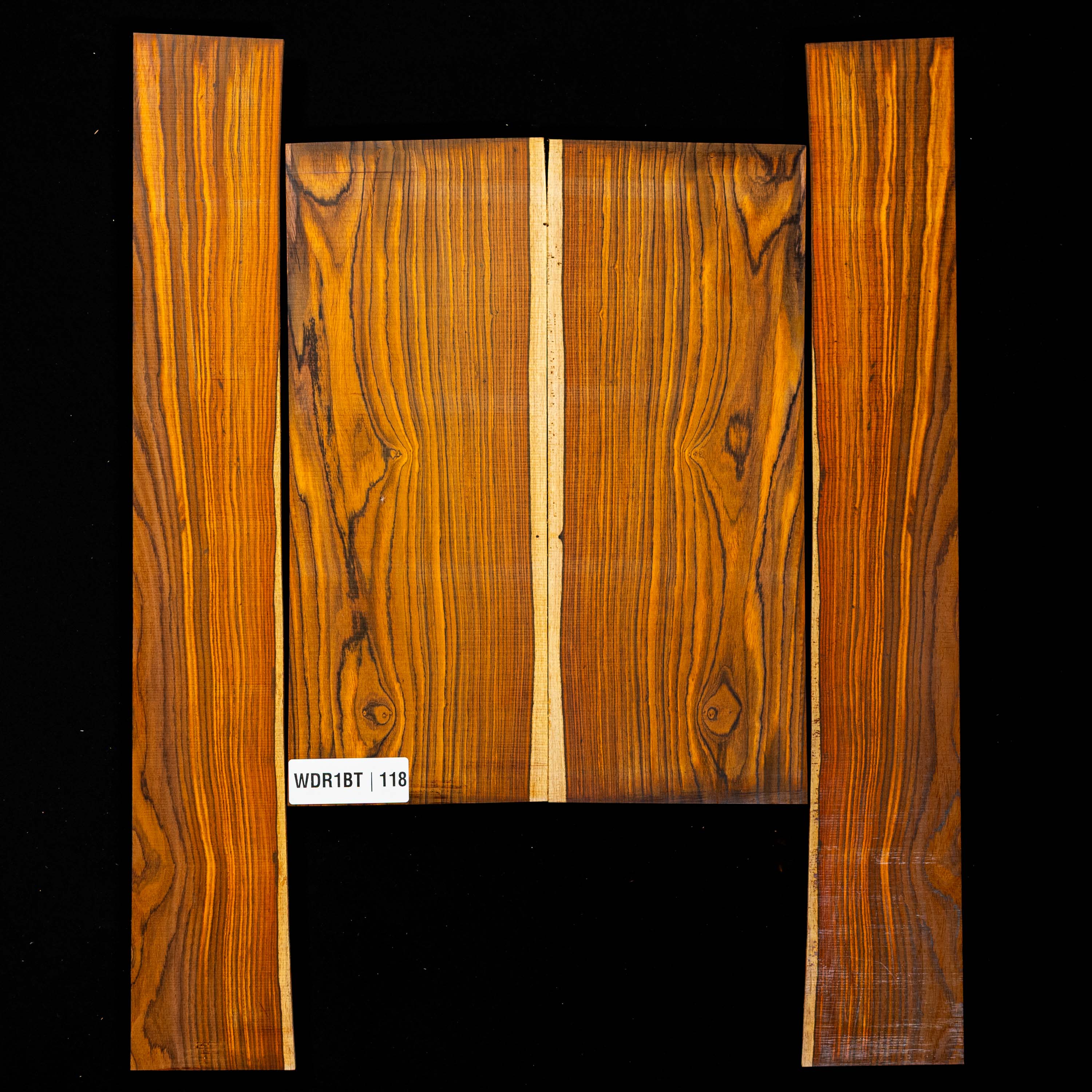 Set de Fondo y Aros de Cocobolo - 118