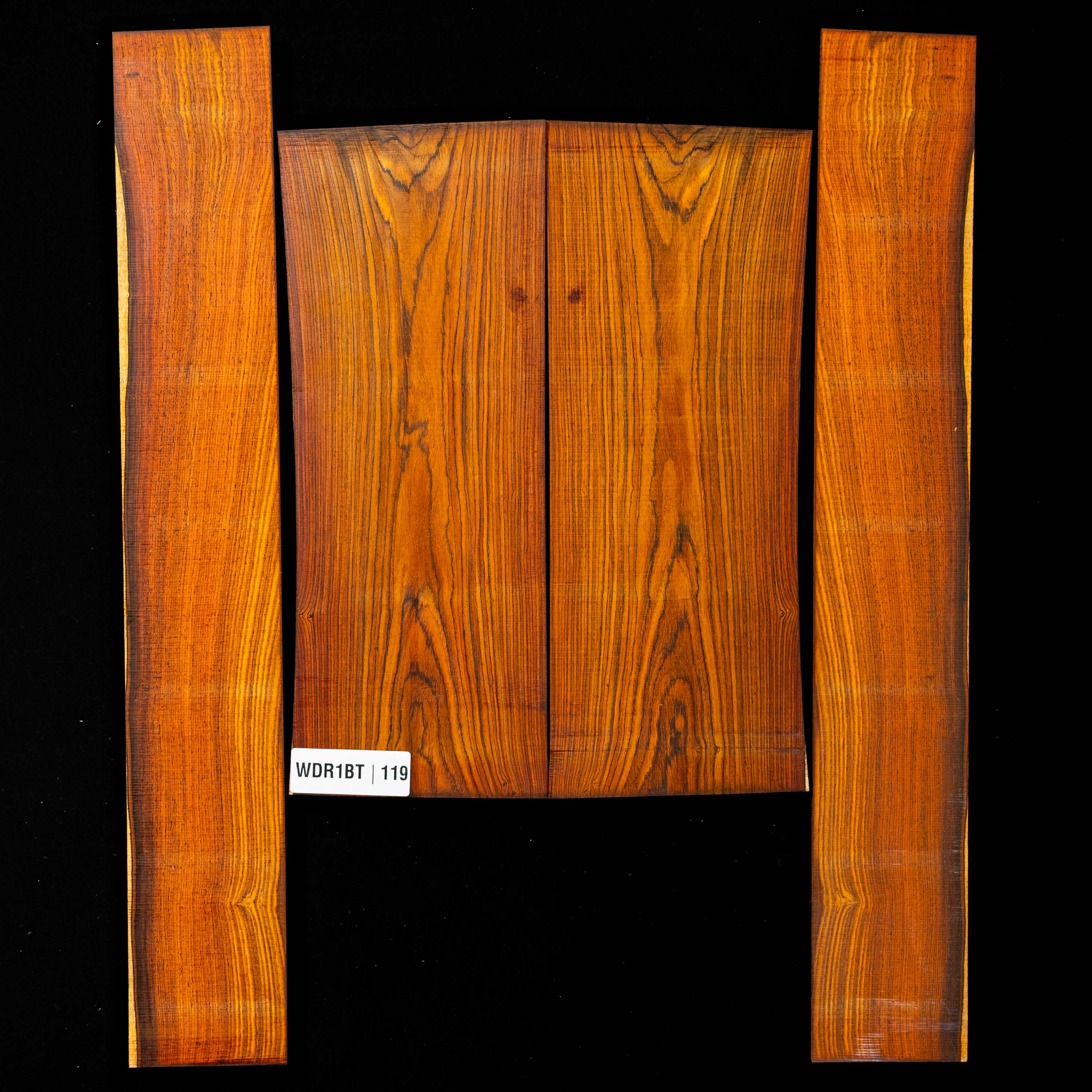 Set de Fondo y Aros de Cocobolo - 119