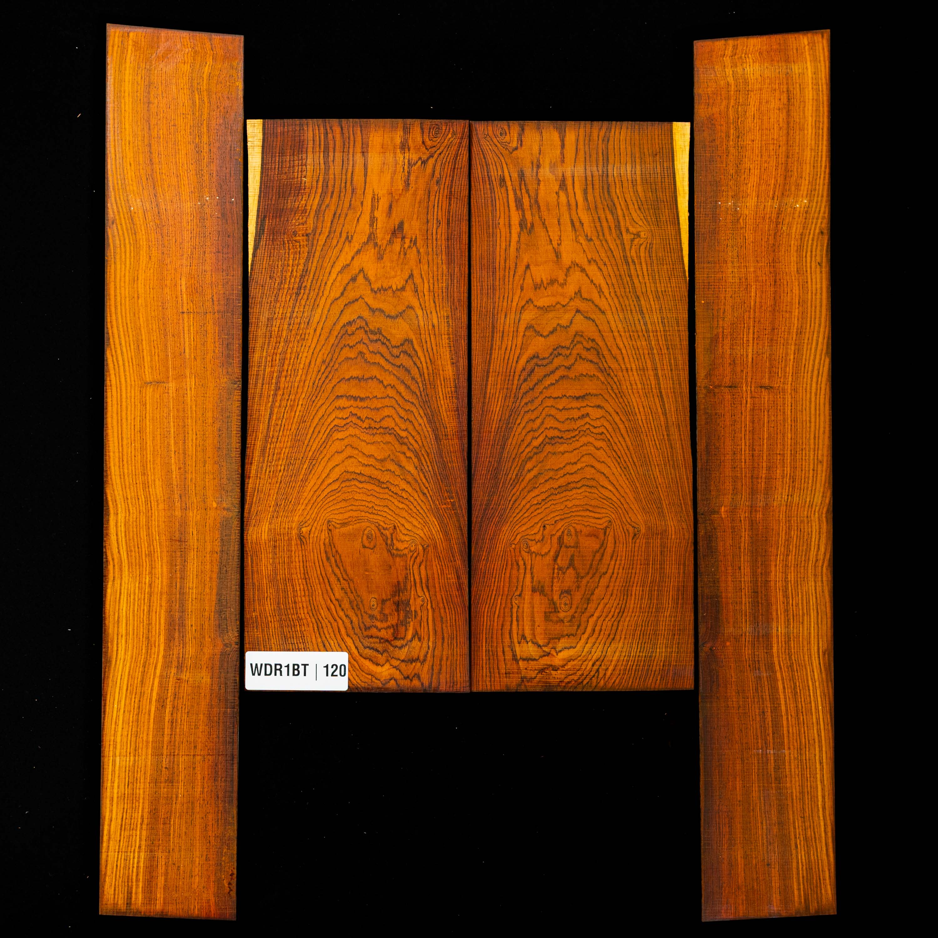 Set de Fondo y Aros de Cocobolo - 120