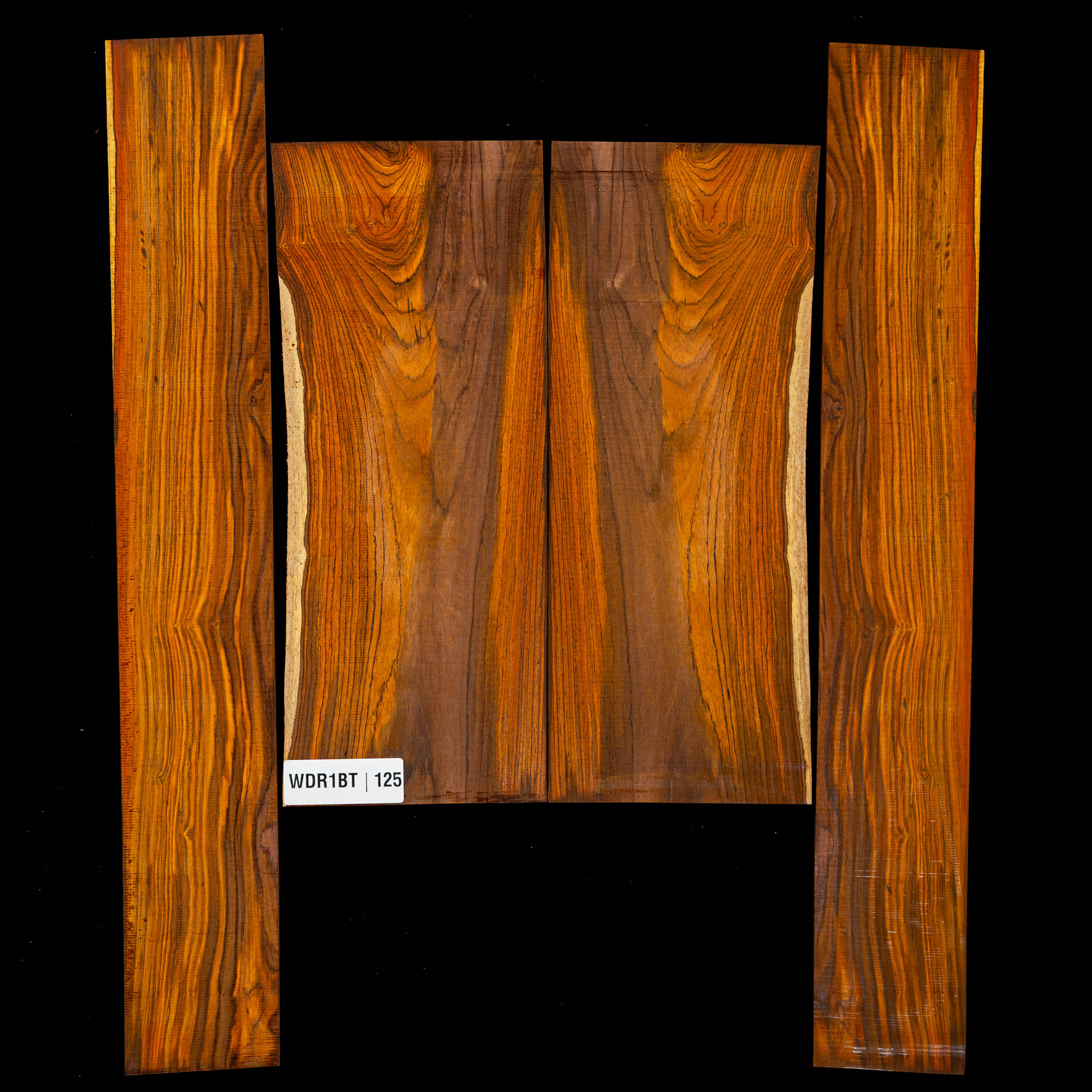 Set de Fondo y Aros de Cocobolo - 125
