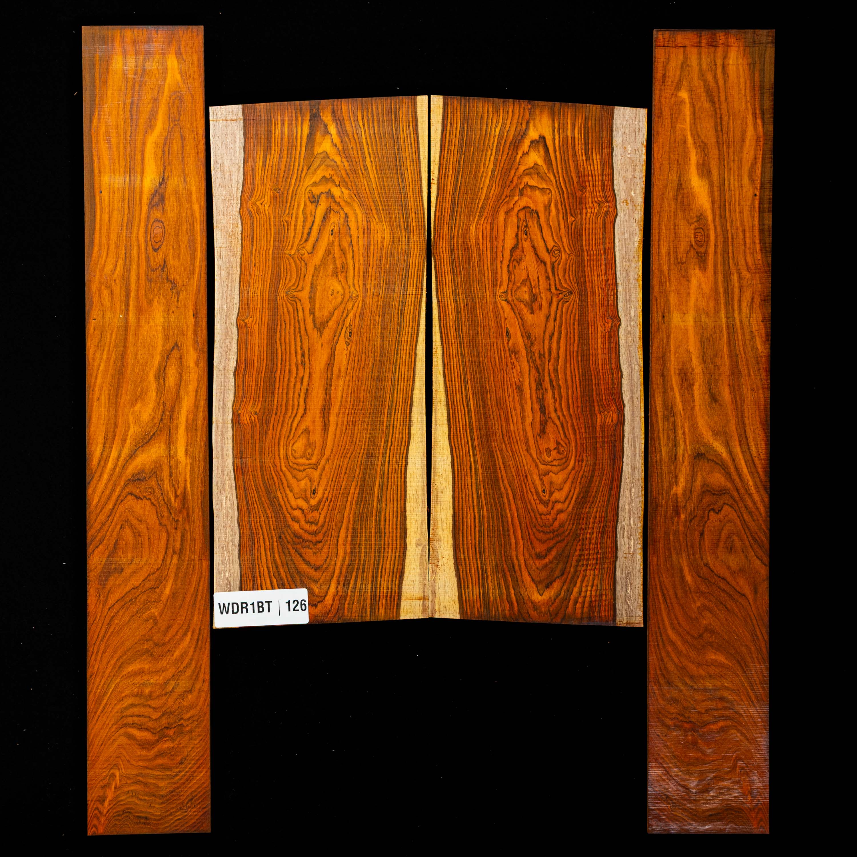 Set de Fondo y Aros de Cocobolo - 126