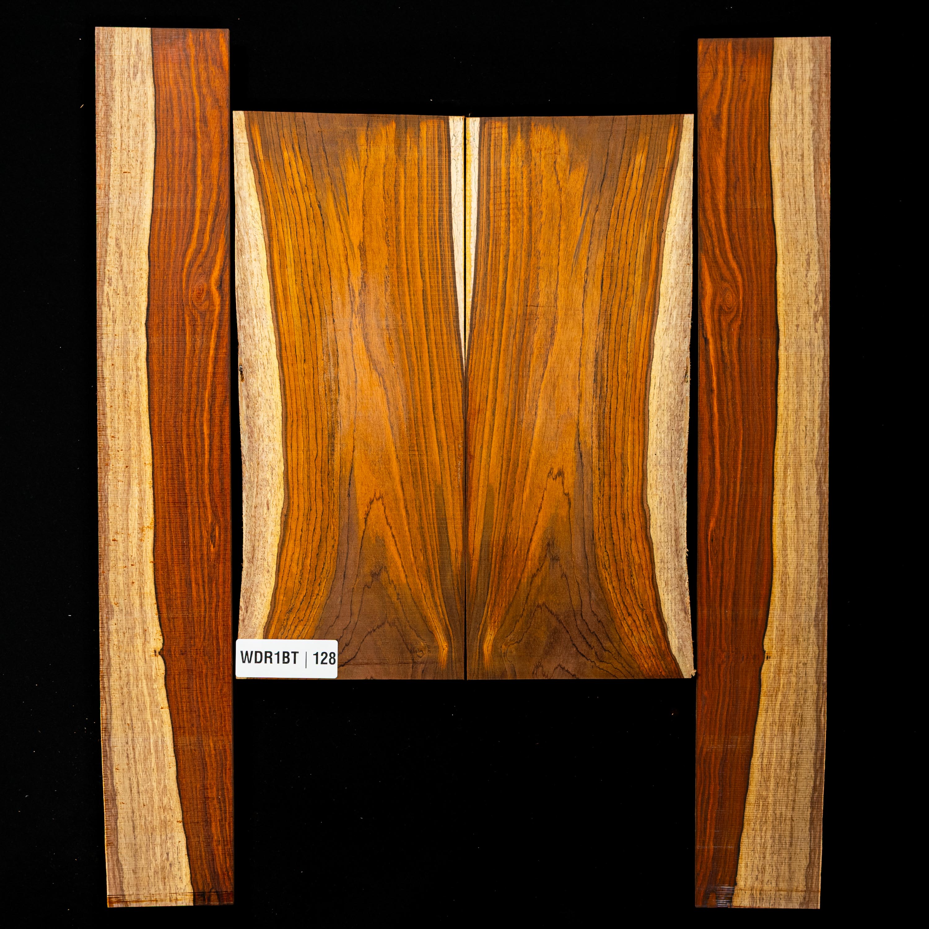 Set de Fondo y Aros de Cocobolo - 128