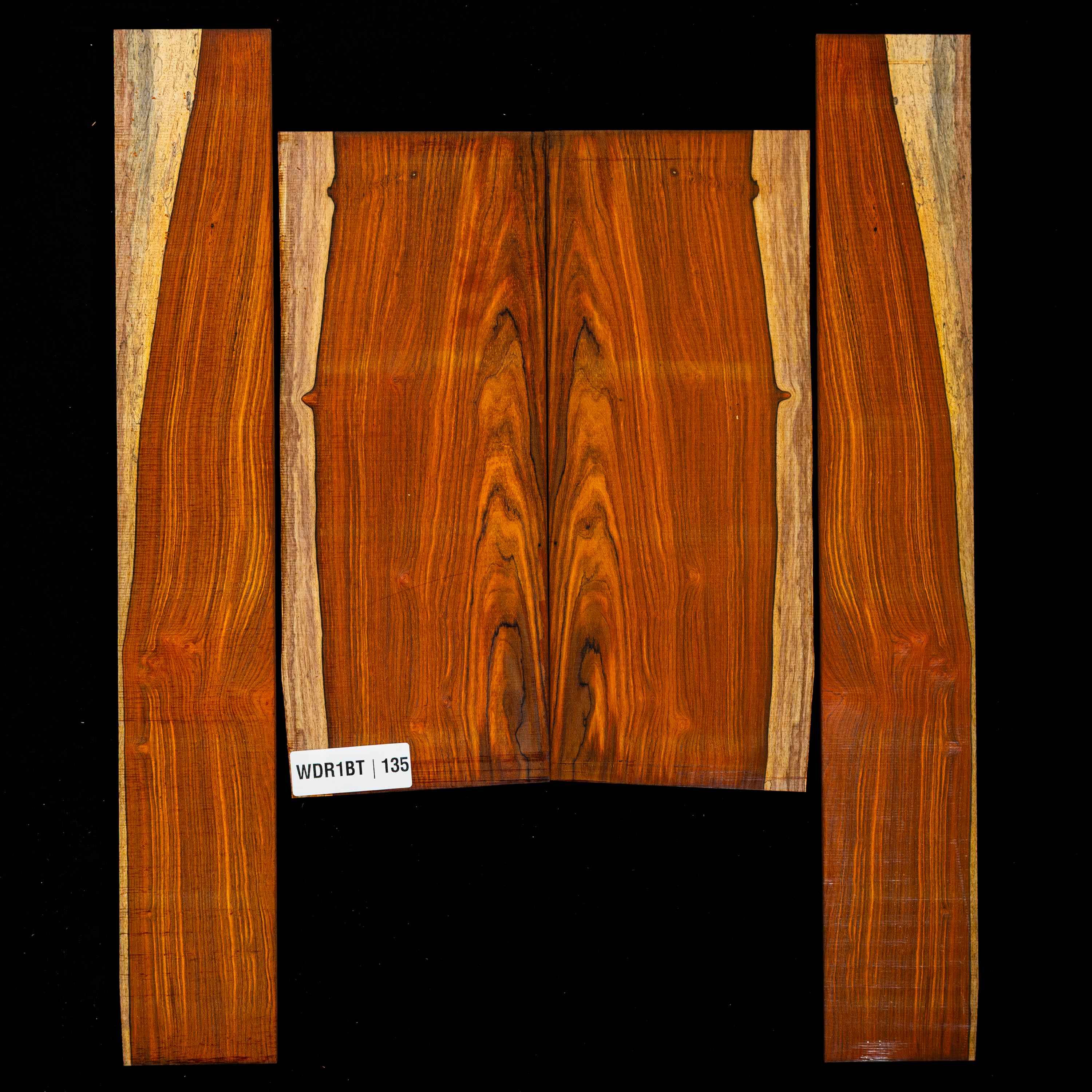 Set de Fondo y Aros de Cocobolo - 135