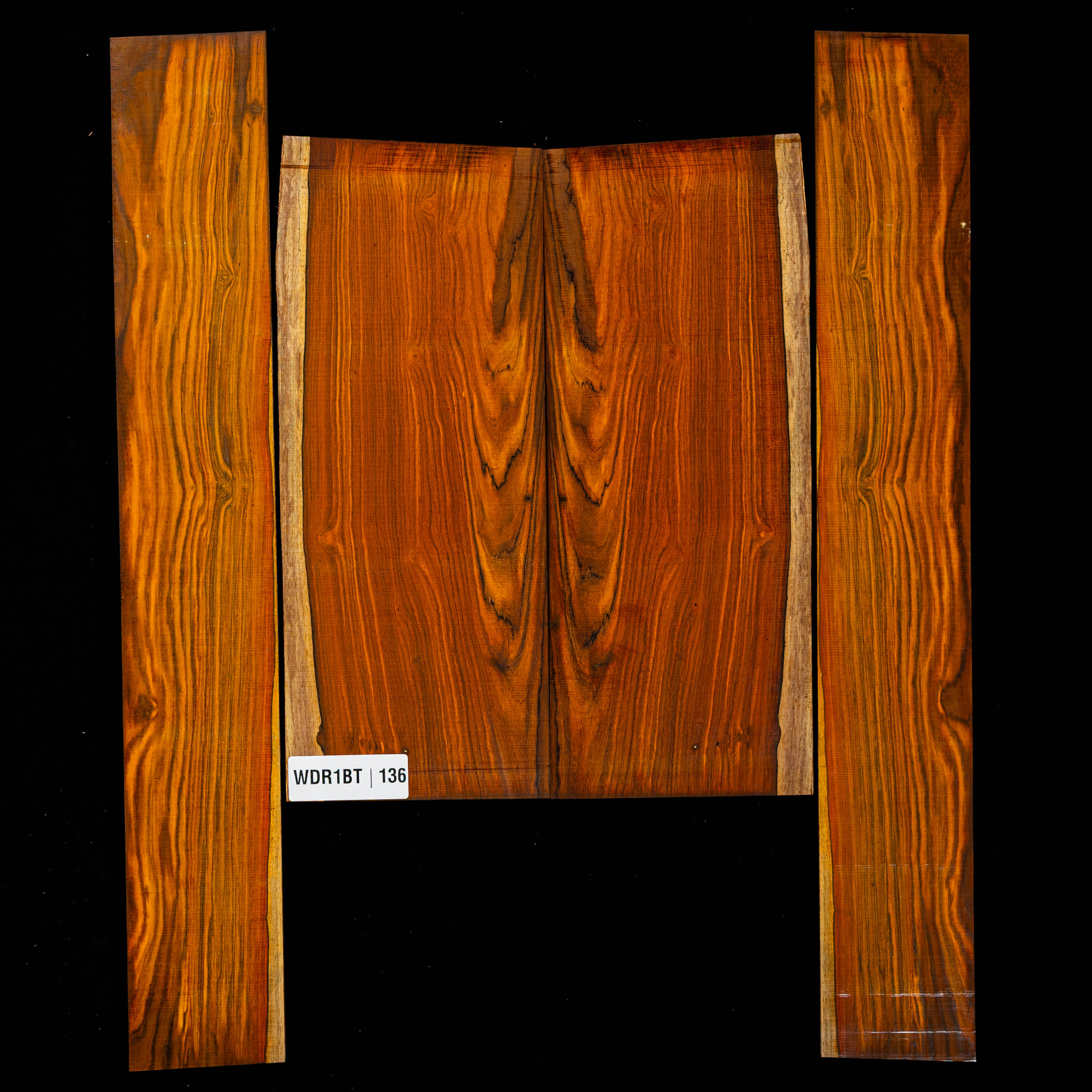 Set de Fondo y Aros de Cocobolo - 136