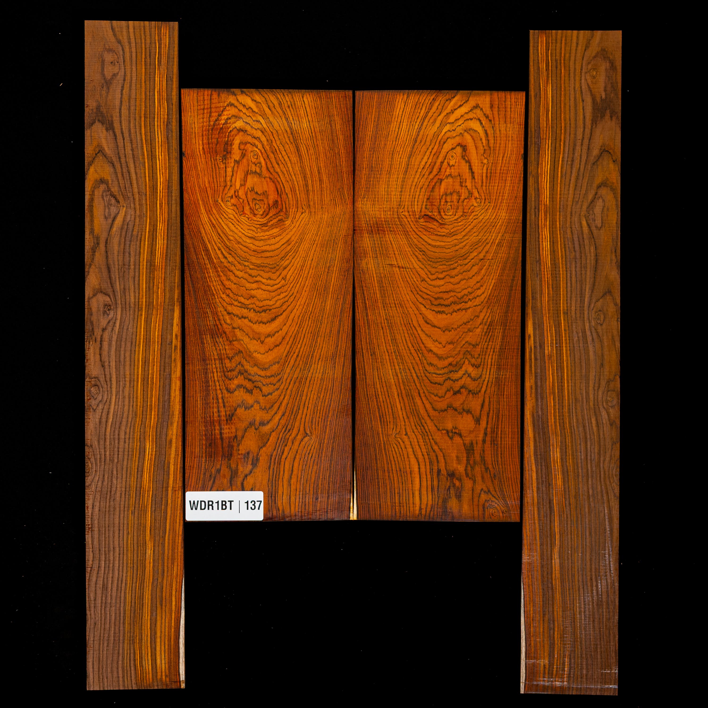 Set de Fondo y Aros de Cocobolo - 137